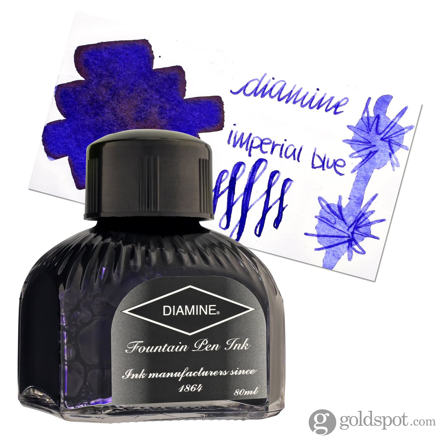 Diamine Bottled Ink and Cartridges in Imperial Blue - Image 5
