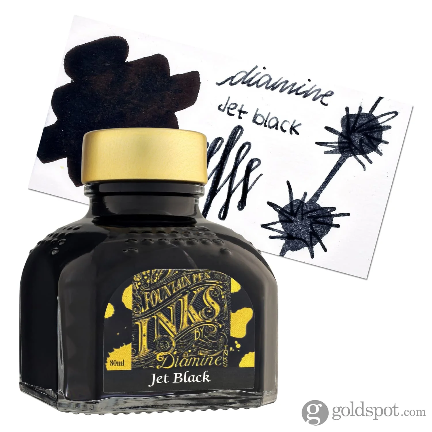 Diamine Bottled Ink and Cartridges in Jet Black - Image 5