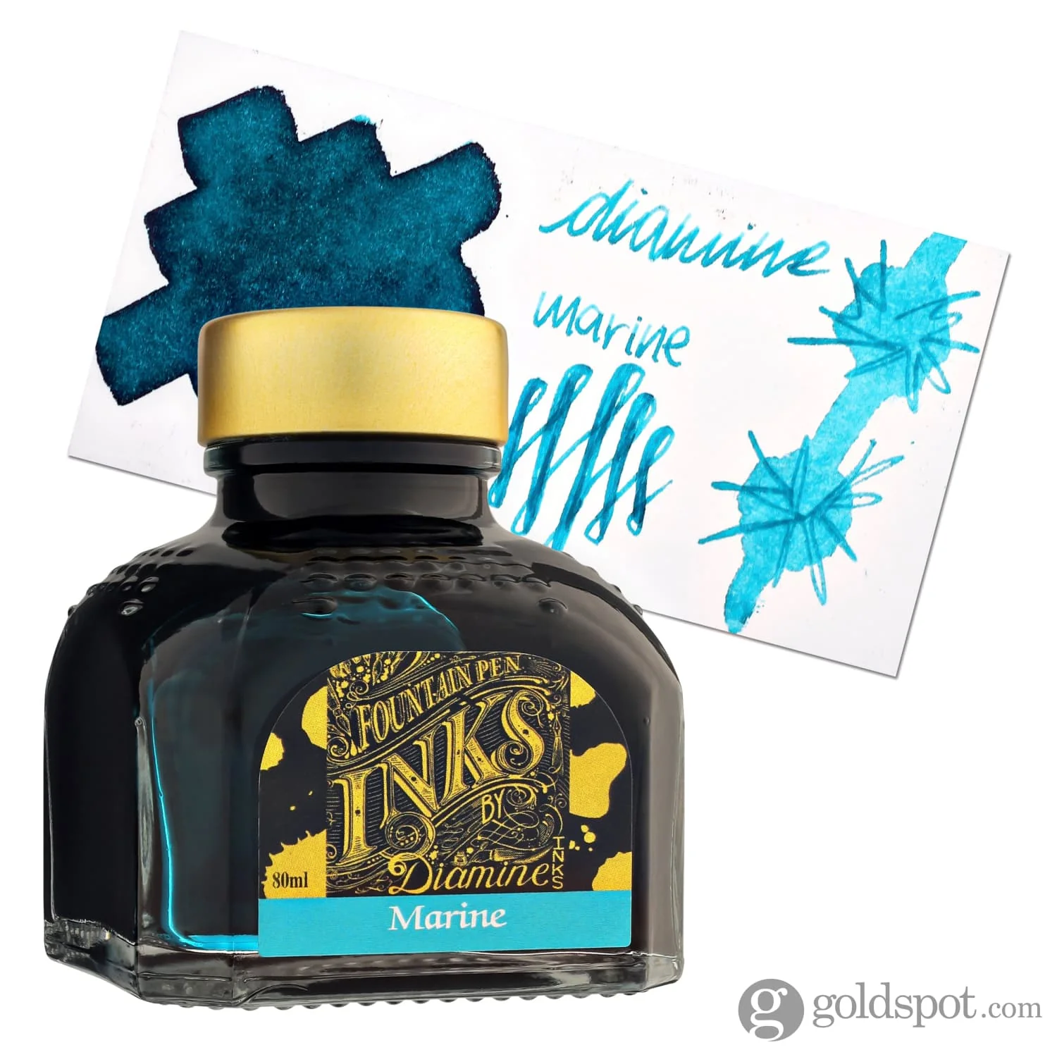 Diamine Bottled Ink and Cartridges in Marine - Image 5