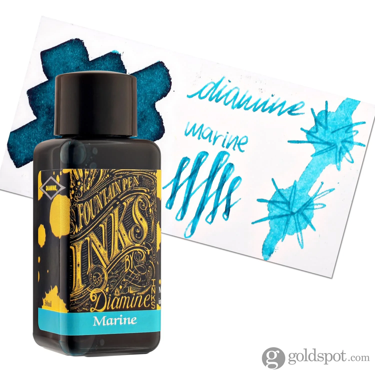 Diamine Bottled Ink and Cartridges in Marine - Image 6