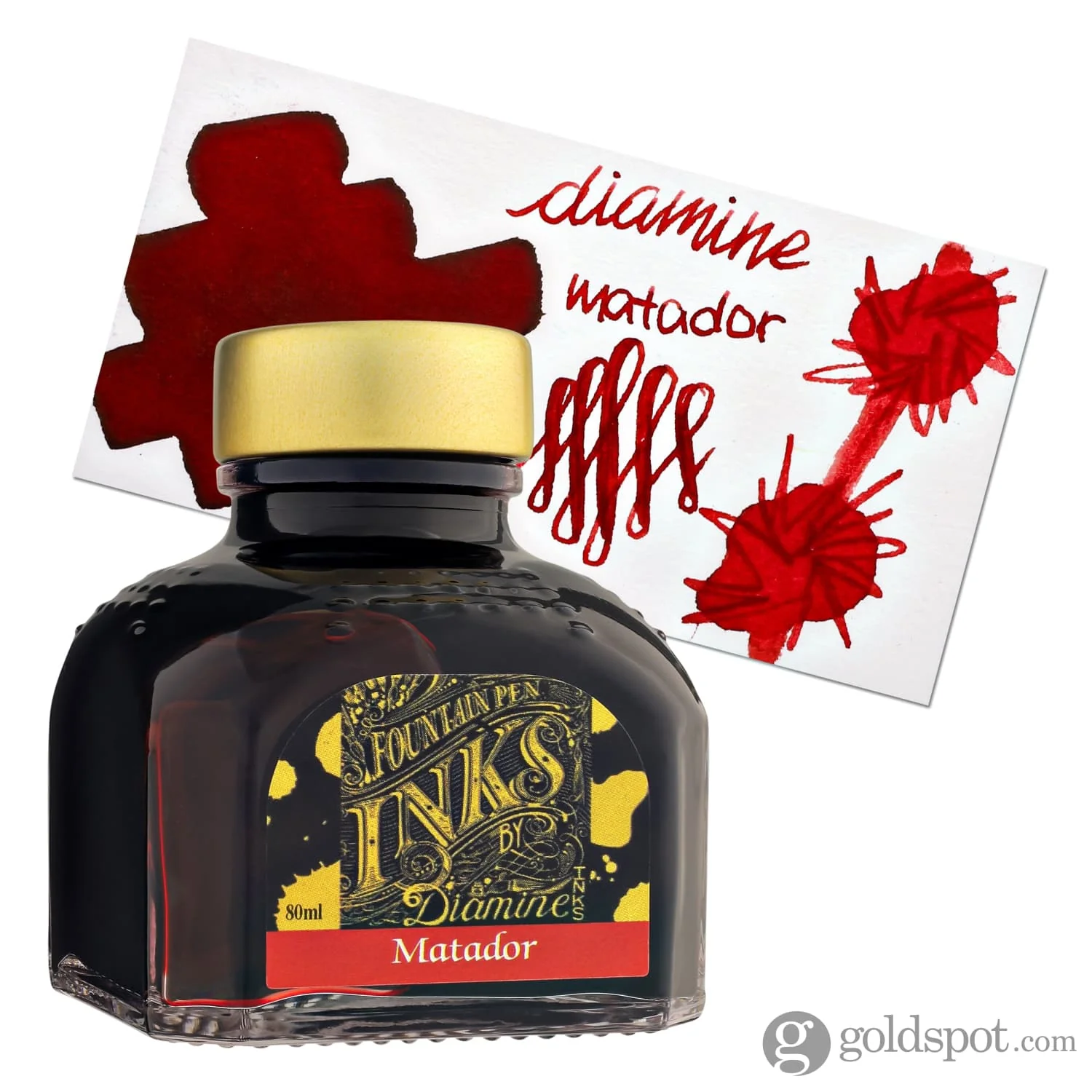 Diamine Bottled Ink and Cartridges in Matador Orange - Image 5