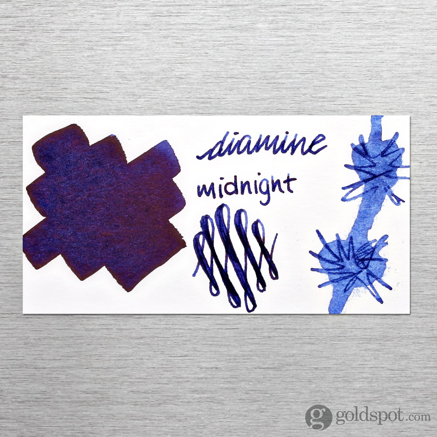 Diamine Bottled Ink and Cartridges in Midnight Blue - Image 2