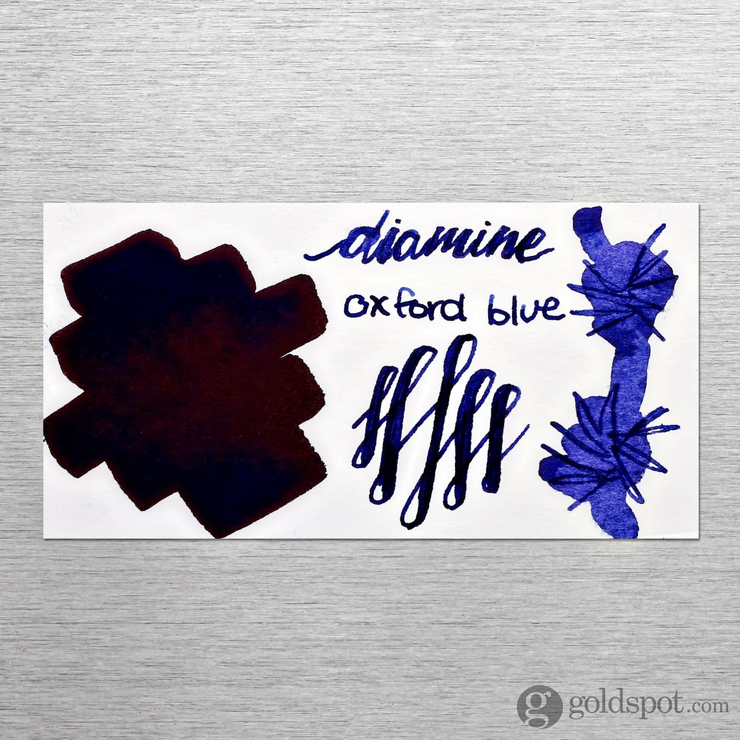 Diamine Bottled Ink and Cartridges in Oxford Blue - Image 2