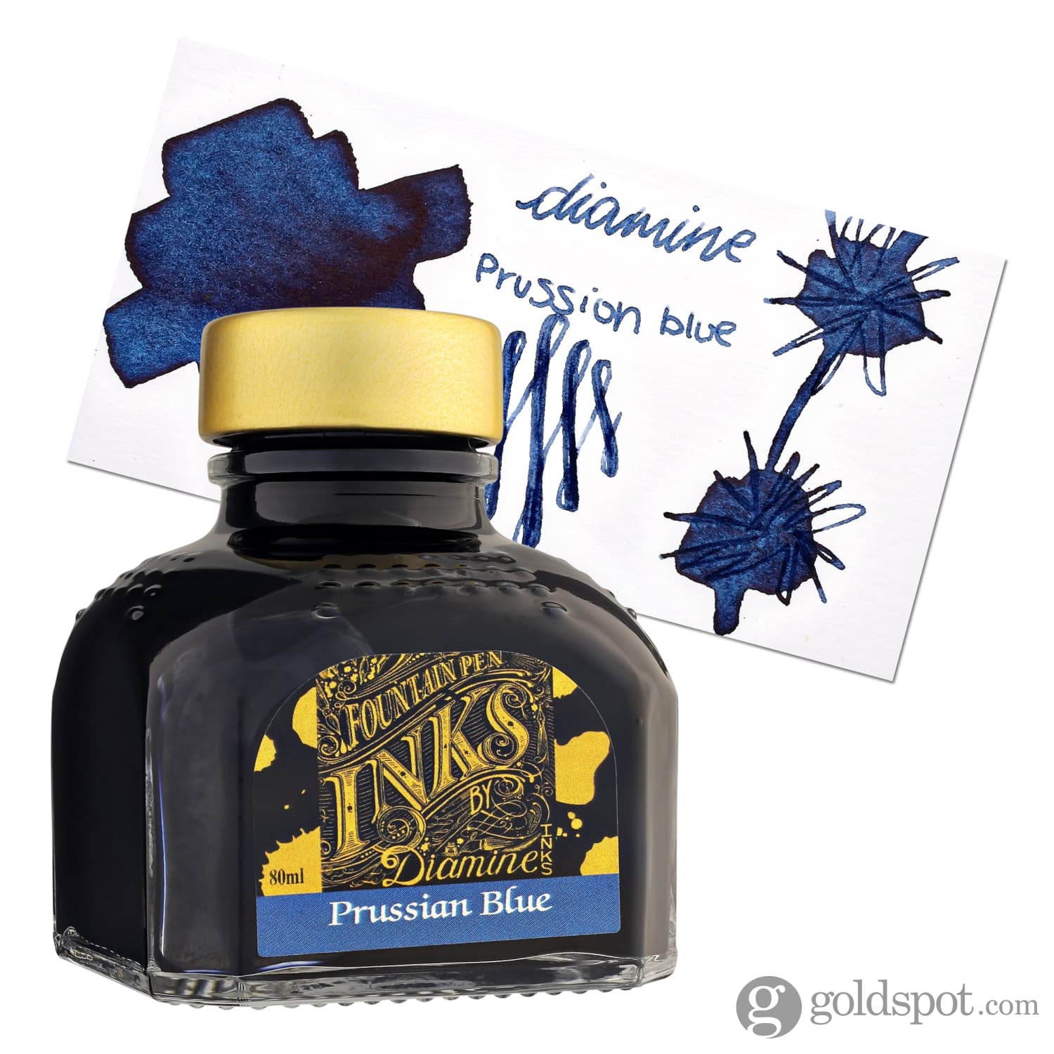 Diamine Bottled Ink and Cartridges in Prussian Blue - Image 5