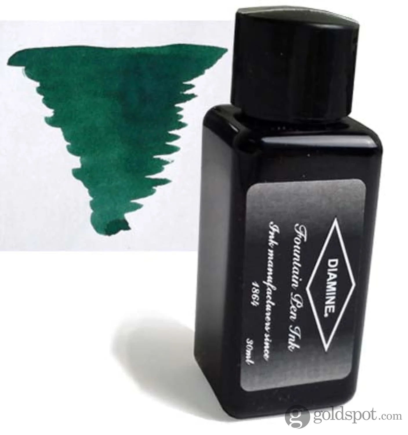Diamine Bottled Ink and Cartridges in Sherwood Green - Image 6