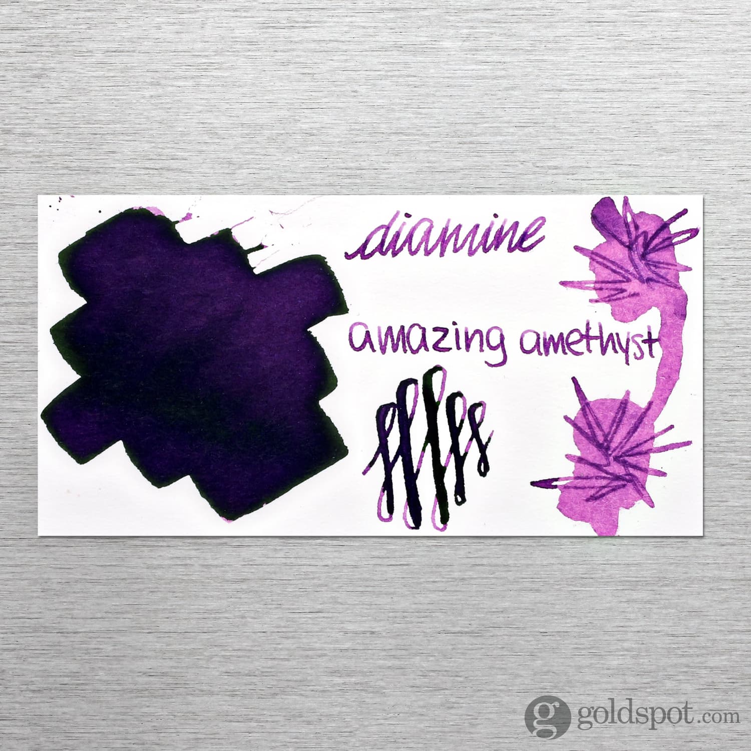 Diamine Bottled Ink in Amazing Amethyst - Image 2