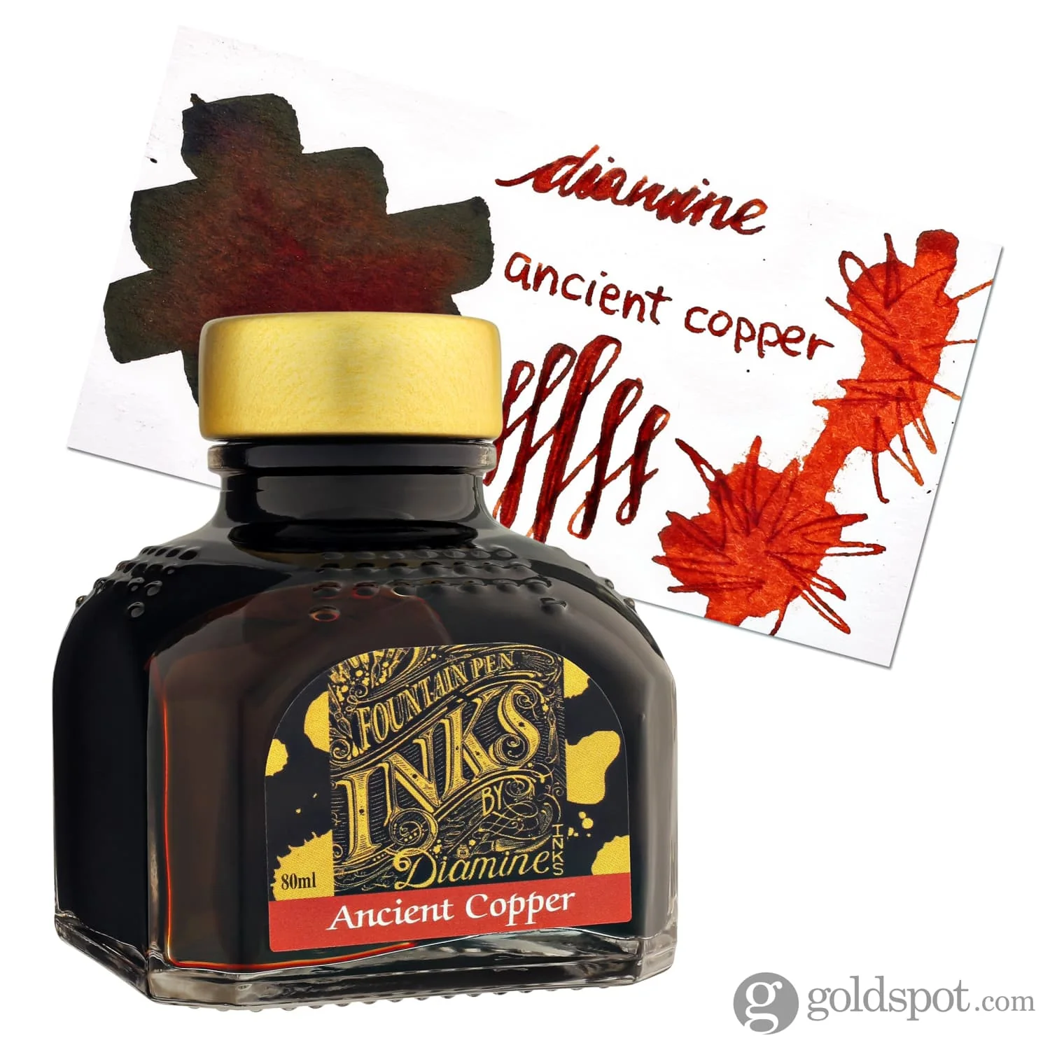 Diamine Bottled Ink in Ancient Copper - Image 3