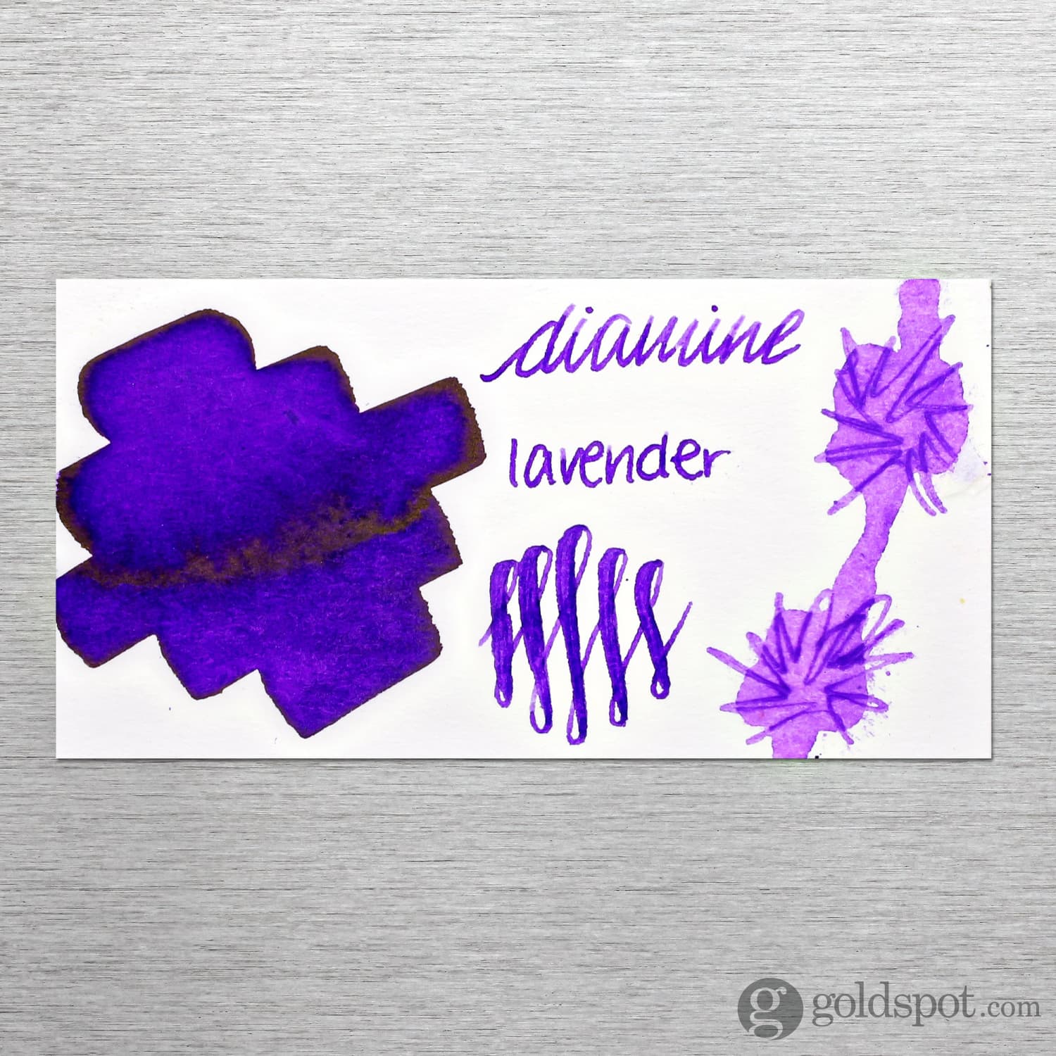 Diamine Bottled Ink in Lavender - Image 2