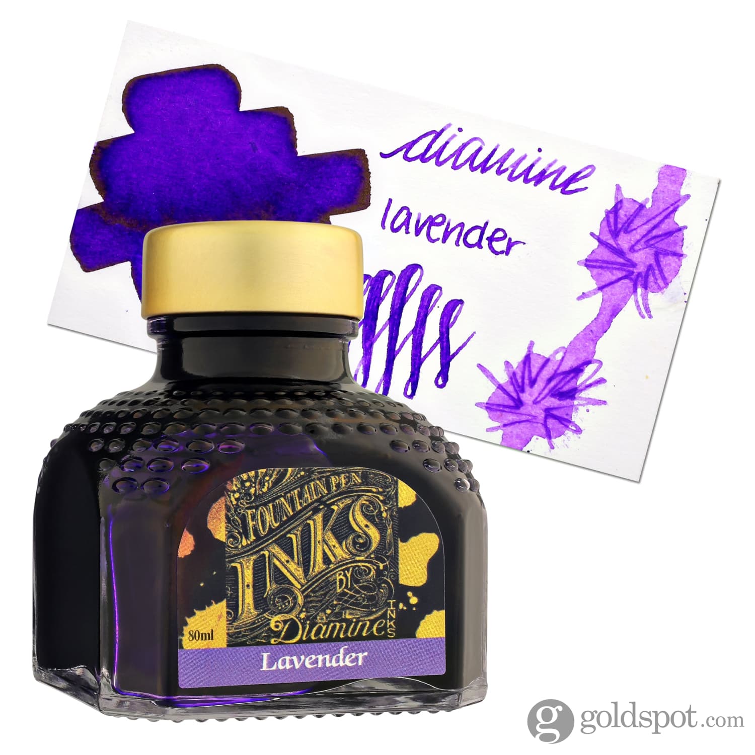 Diamine Bottled Ink in Lavender - Image 4