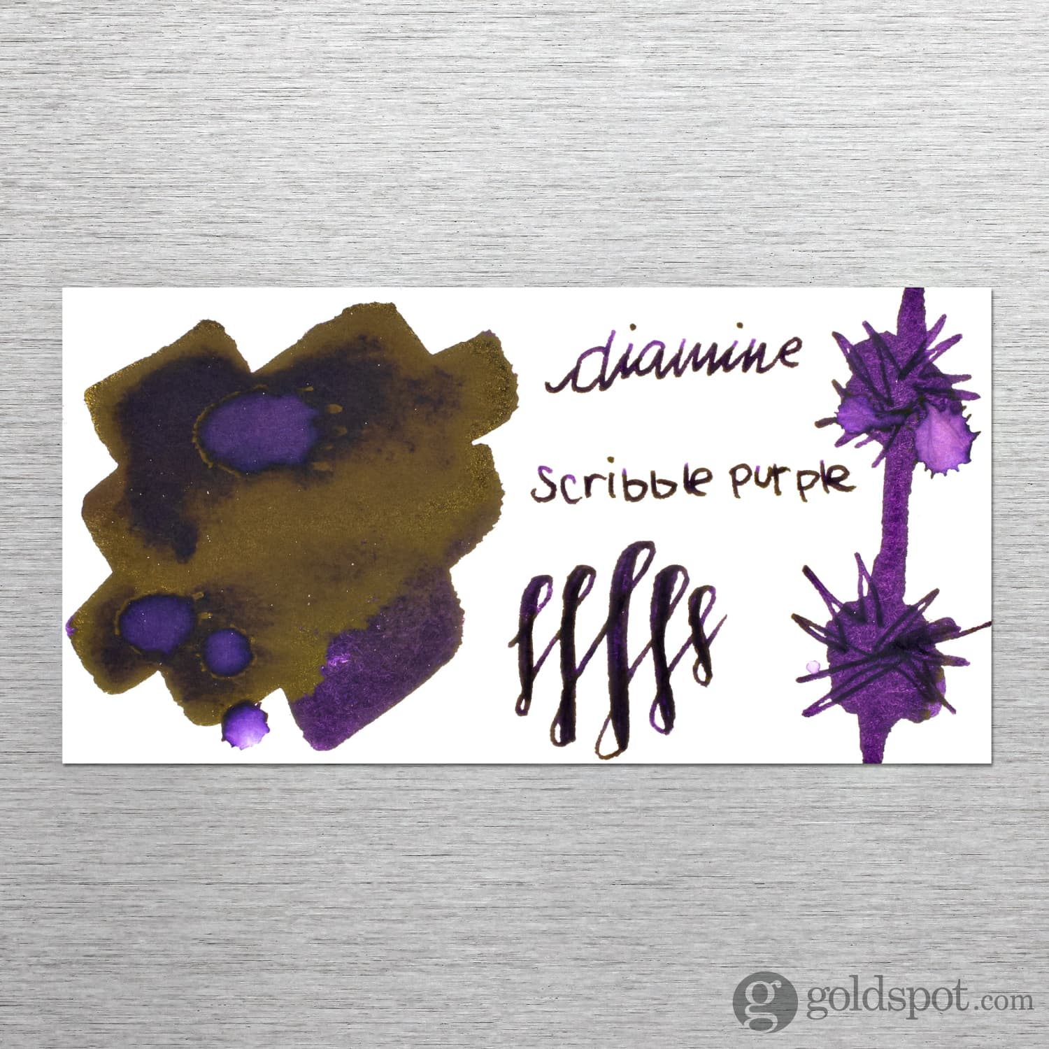 Diamine Bottled Ink in Scribble Purple - Image 2