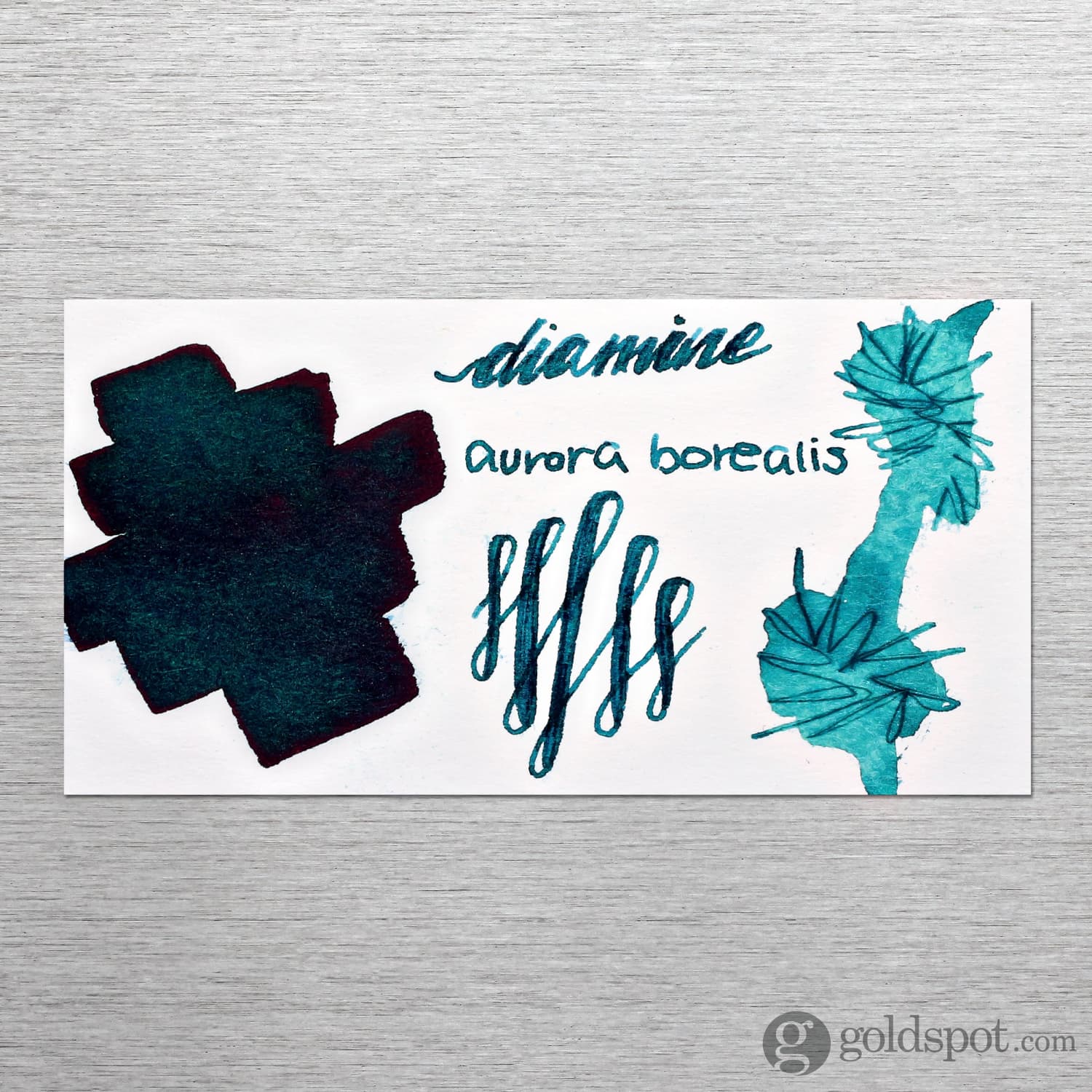 Diamine Classic Bottled Ink and Cartridges in Aurora Borealis - Image 2