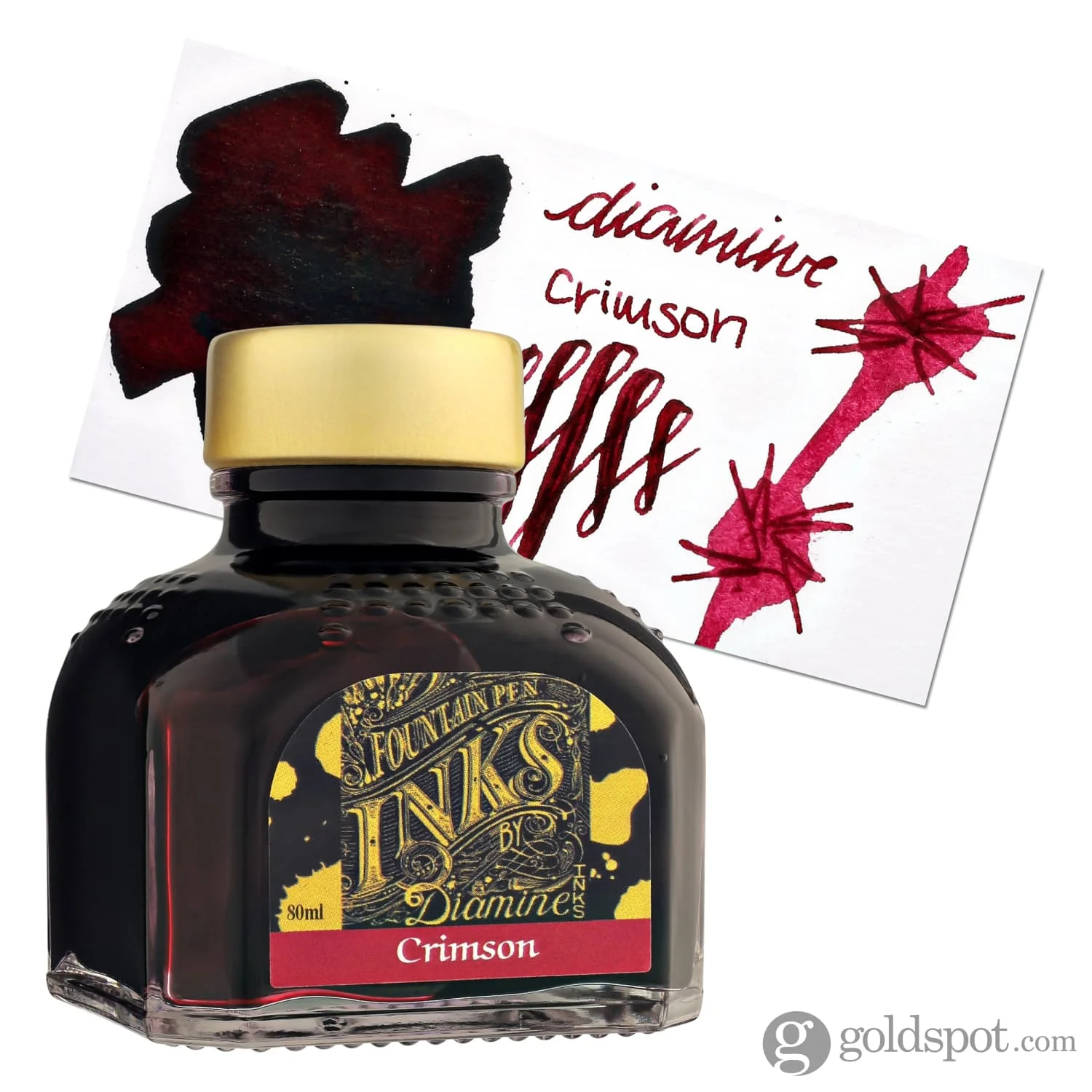 Diamine Classic Bottled Ink and Cartridges in Autumn Oak Orange - Image 4