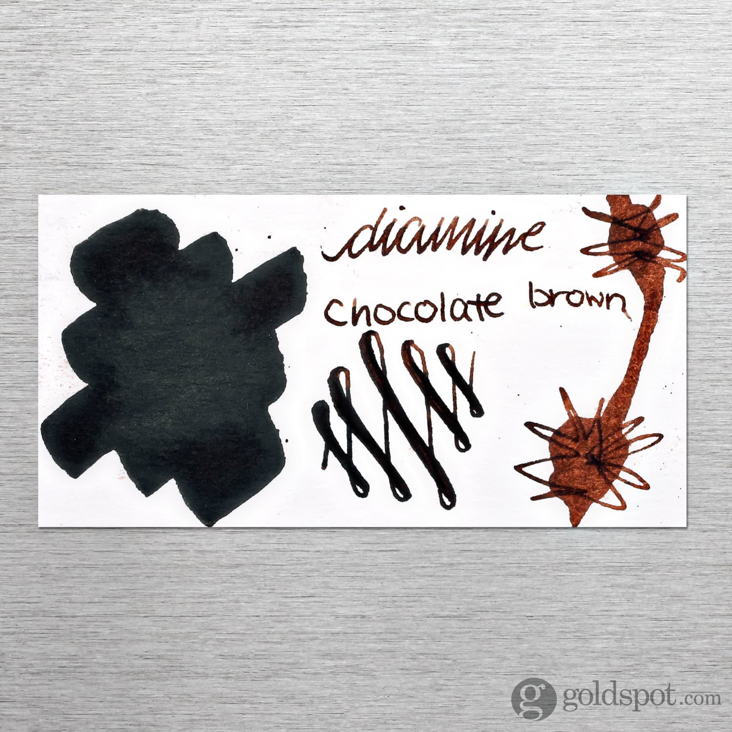 Diamine Classic Bottled Ink and Cartridges in Chocolate Brown - Image 2