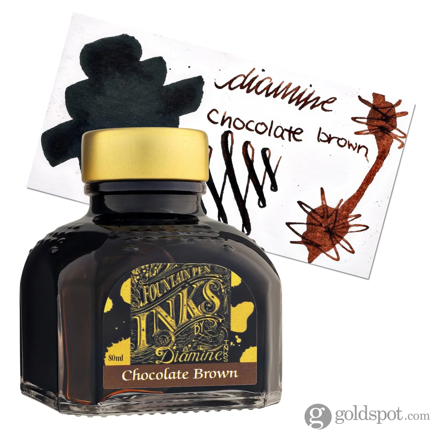 Diamine Classic Bottled Ink and Cartridges in Chocolate Brown - Image 5