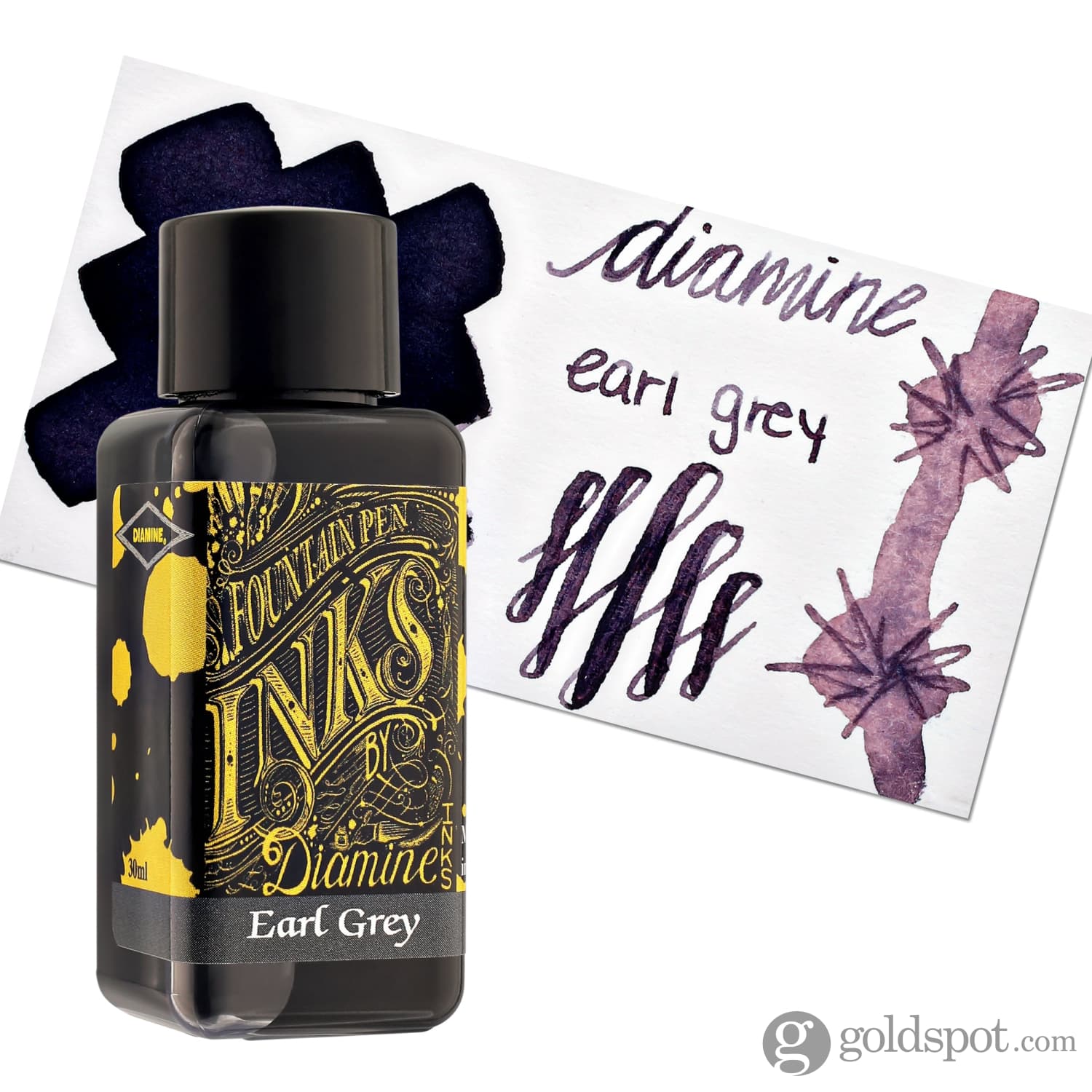 Diamine Classic Bottled Ink and Cartridges in Earl Grey - Image 6