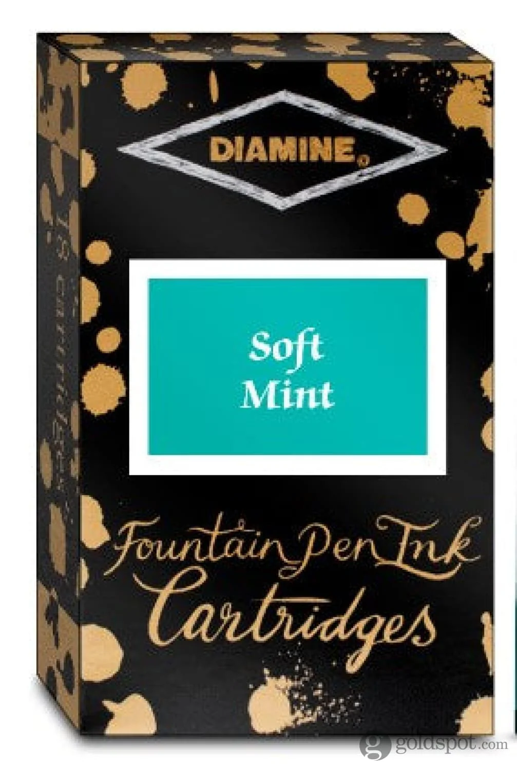 Diamine Classic Bottled Ink and Cartridges in Soft Mint Green - Image 4