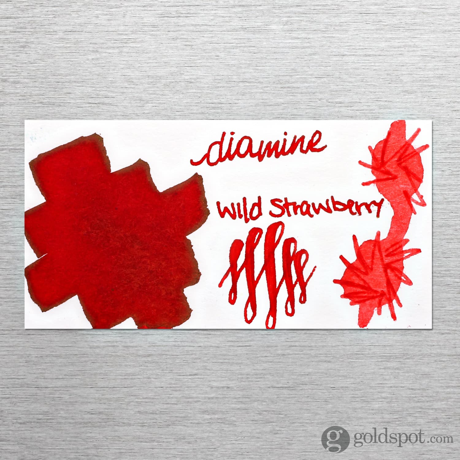 Diamine Classic Bottled Ink and Cartridges in Wild Strawberry - Image 2