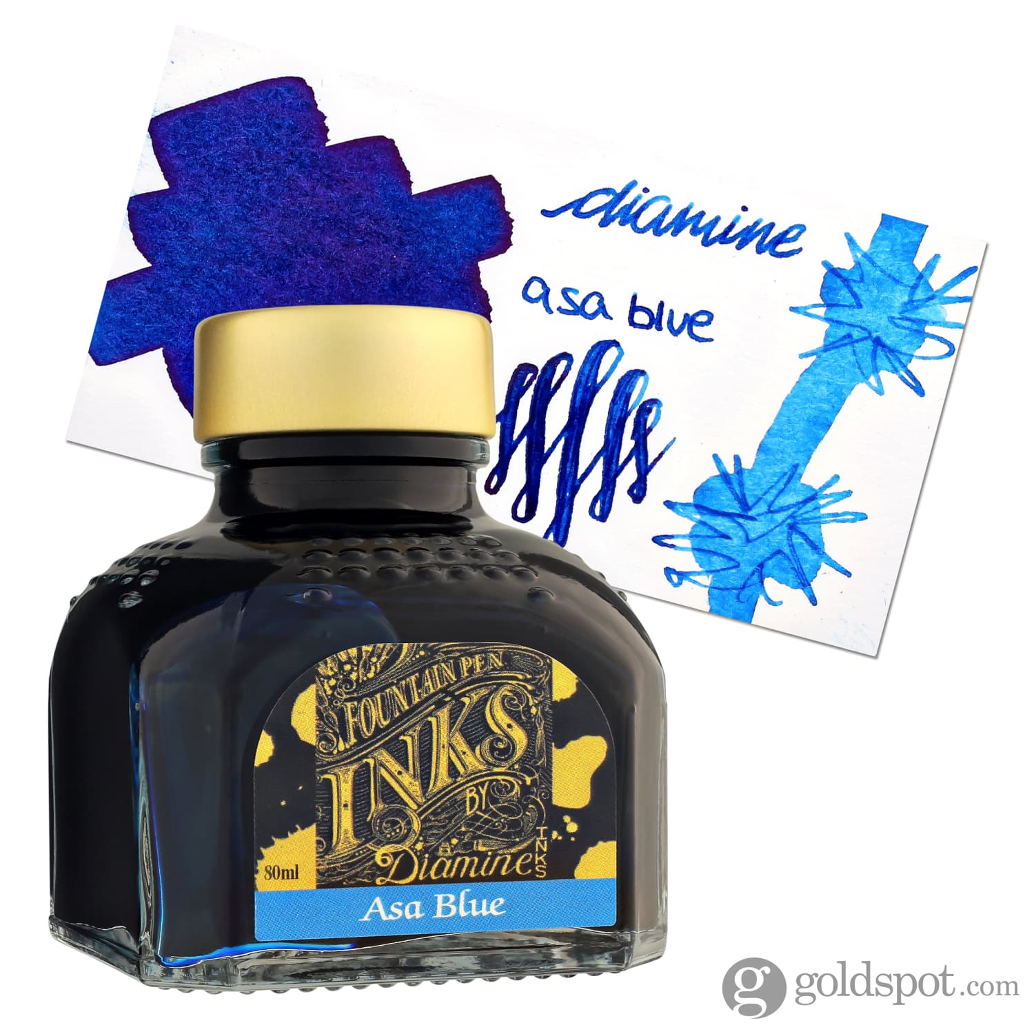 Diamine Classic Bottled Ink in Asa Blue - Image 4