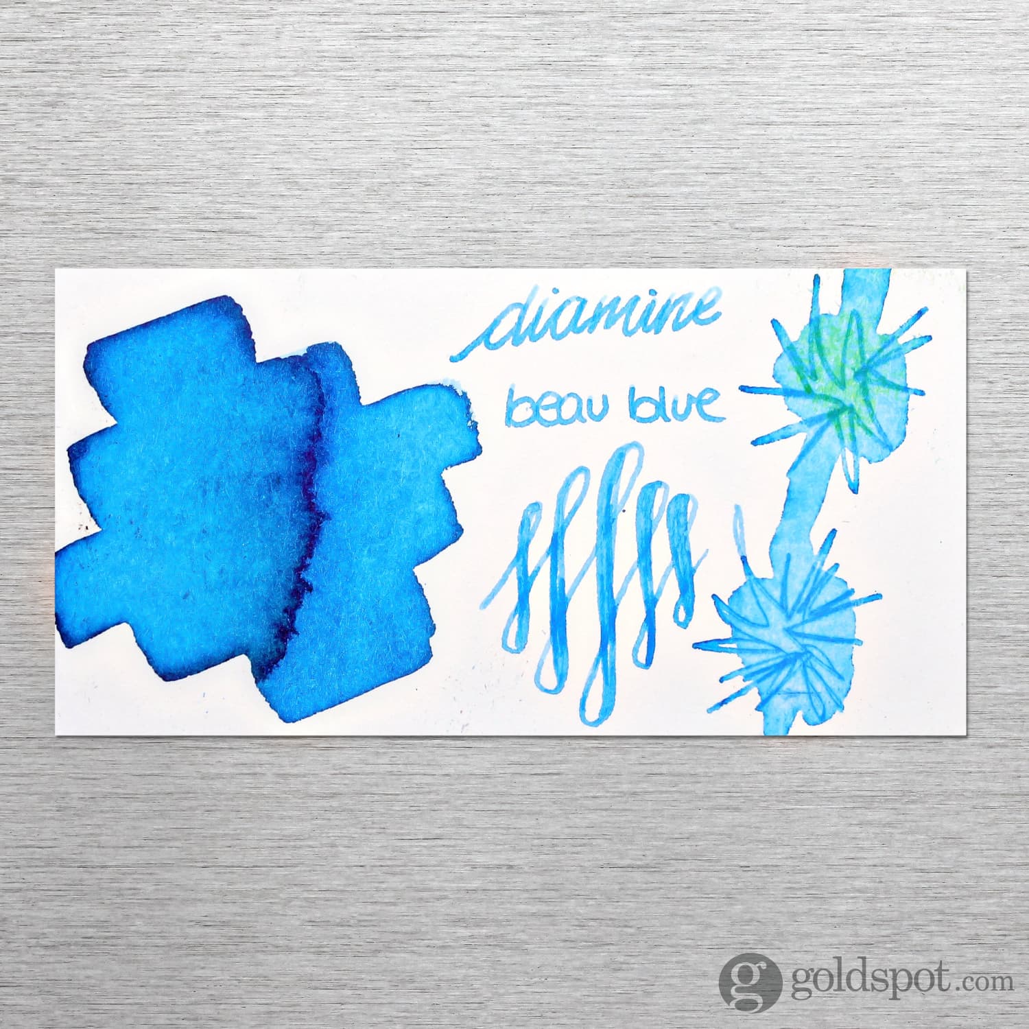 Diamine Classic Bottled Ink in Beau Blue - Image 2