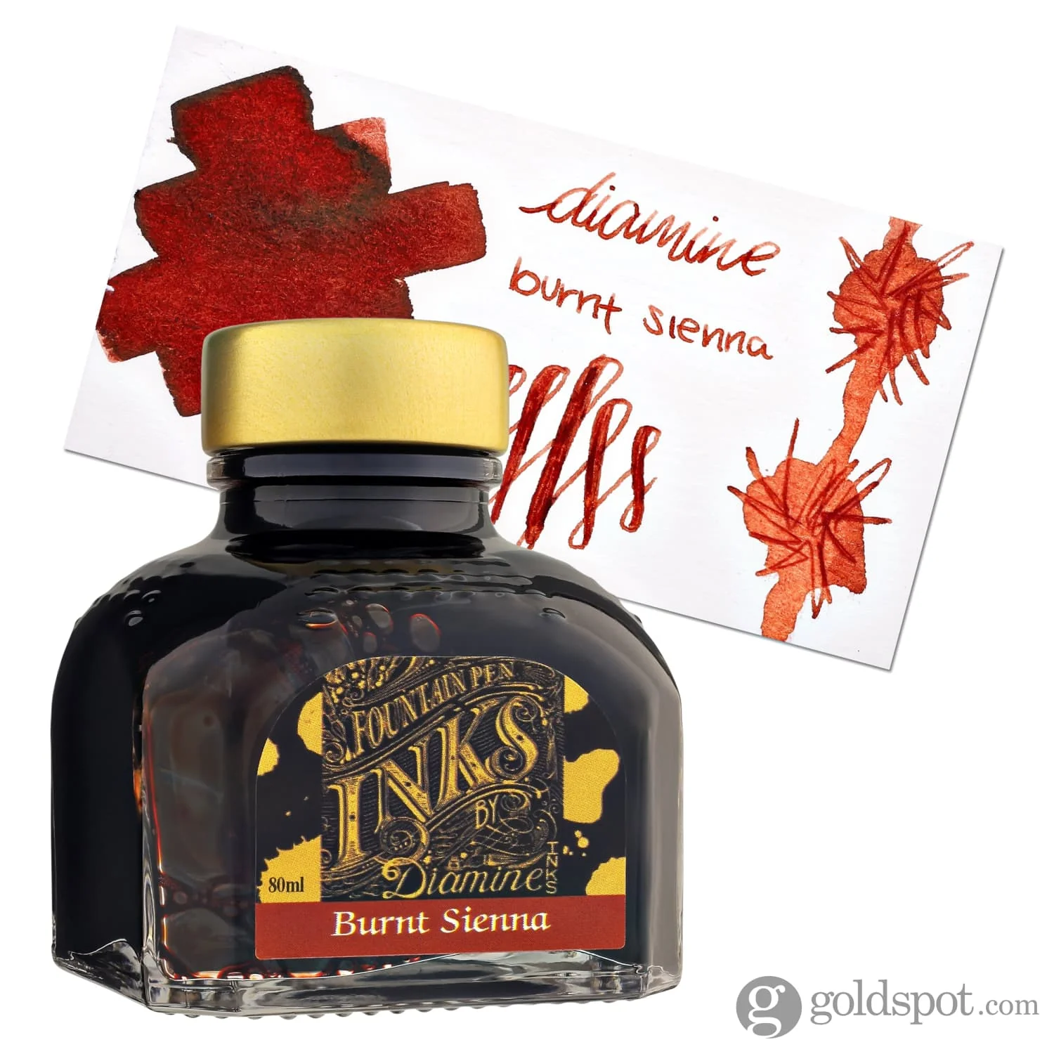 Diamine Classic Bottled Ink in Burnt Sienna - Image 4