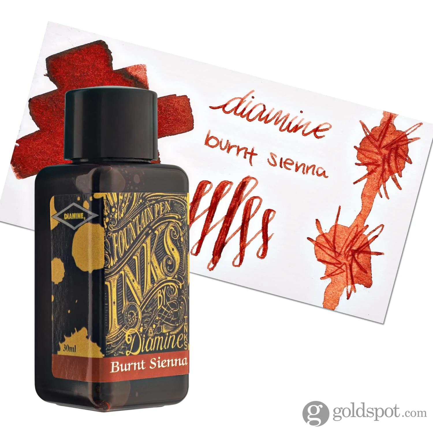 Diamine Classic Bottled Ink in Burnt Sienna - Image 5