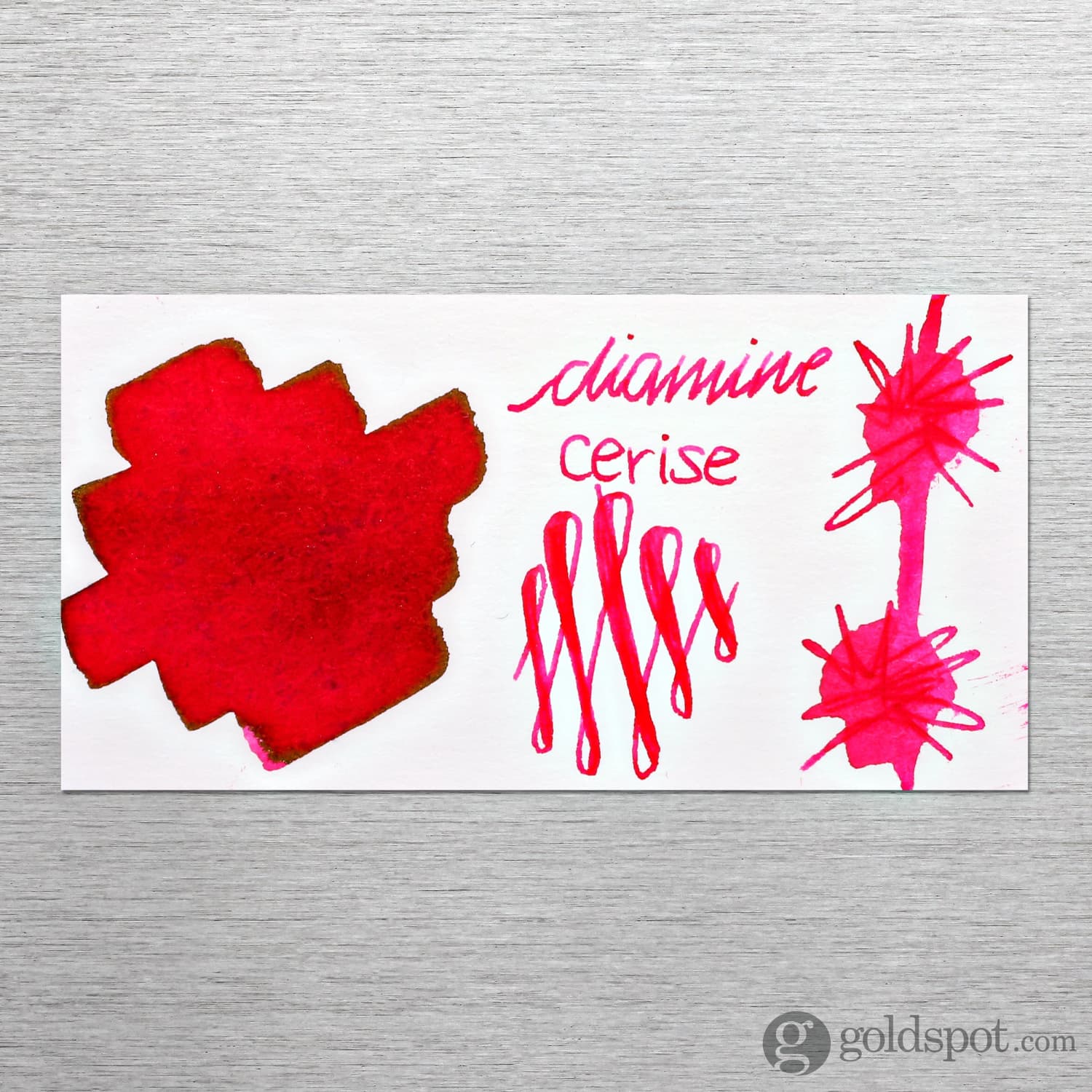 Diamine Classic Bottled Ink in Cerise Pink - Image 2