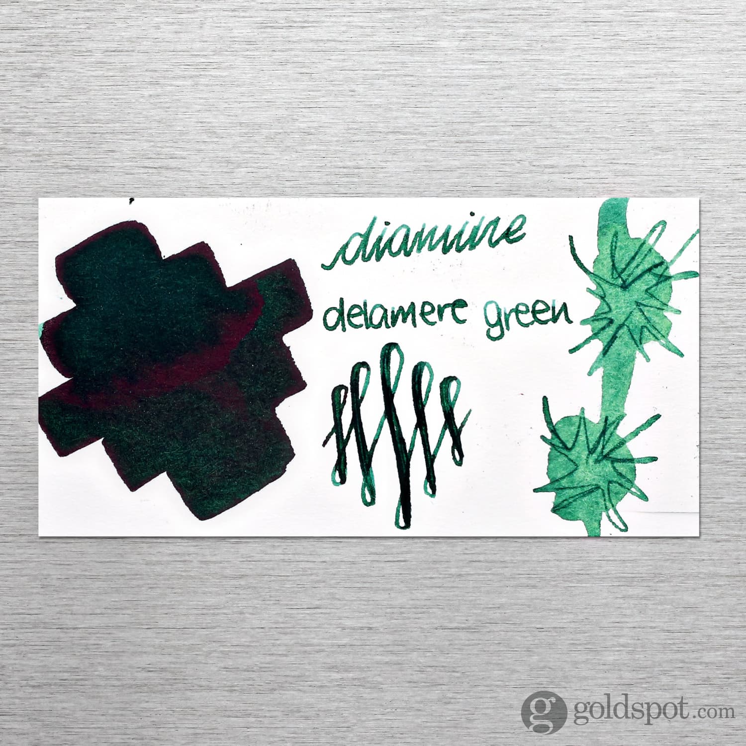 Diamine Classic Bottled Ink in Delamere Green - Image 2