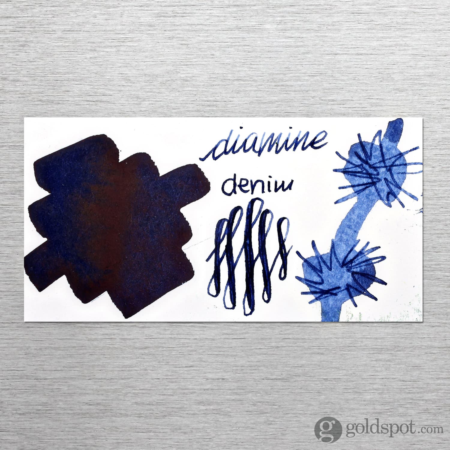 Diamine Classic Bottled Ink in Denim Blue - Image 2