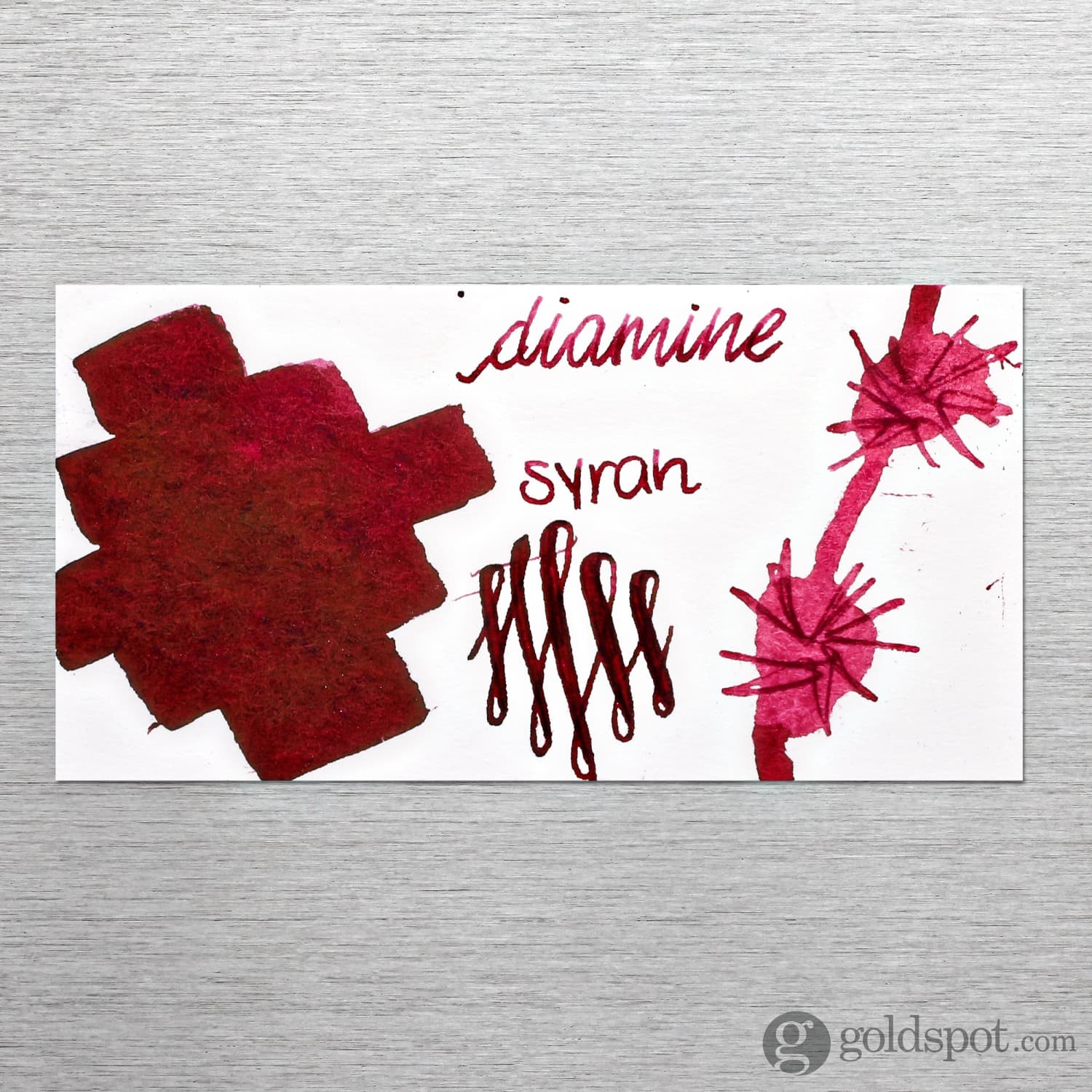 Diamine Classic Bottled Ink in Syrah Burgundy - Image 2
