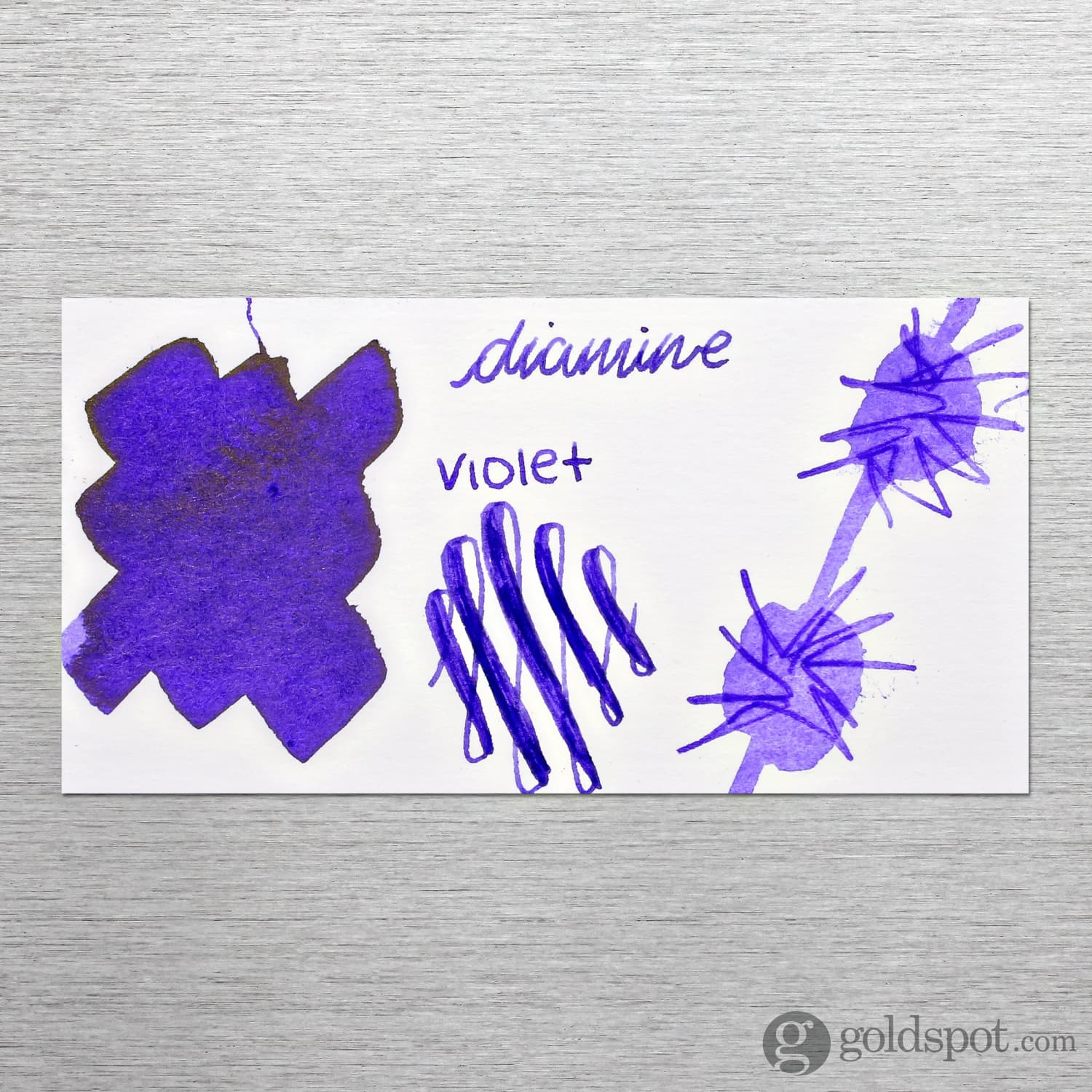 Diamine Classic Bottled Ink in Violet Purple - Image 2