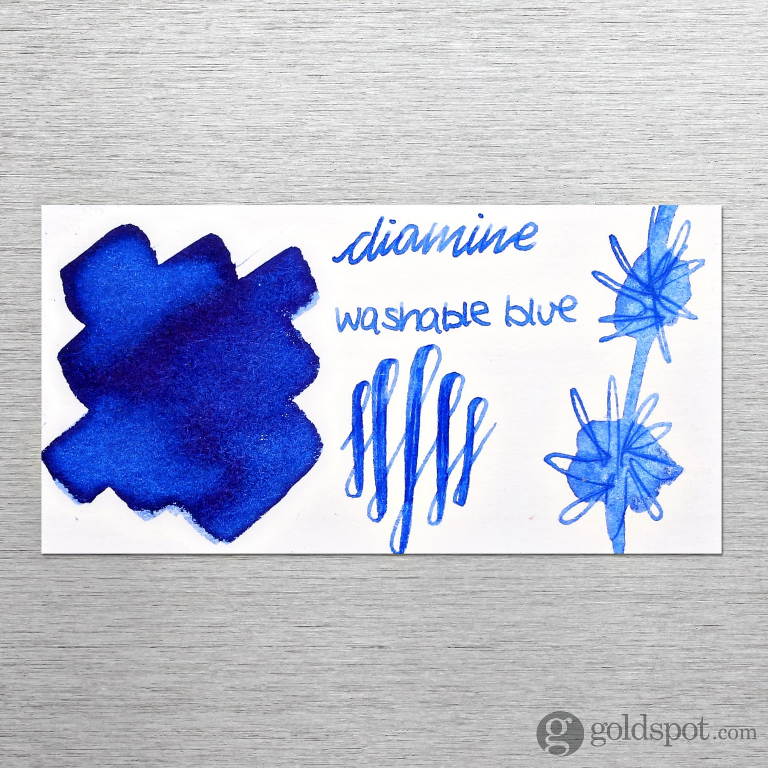 Diamine Classic Bottled Ink in Washable Blue - Image 2