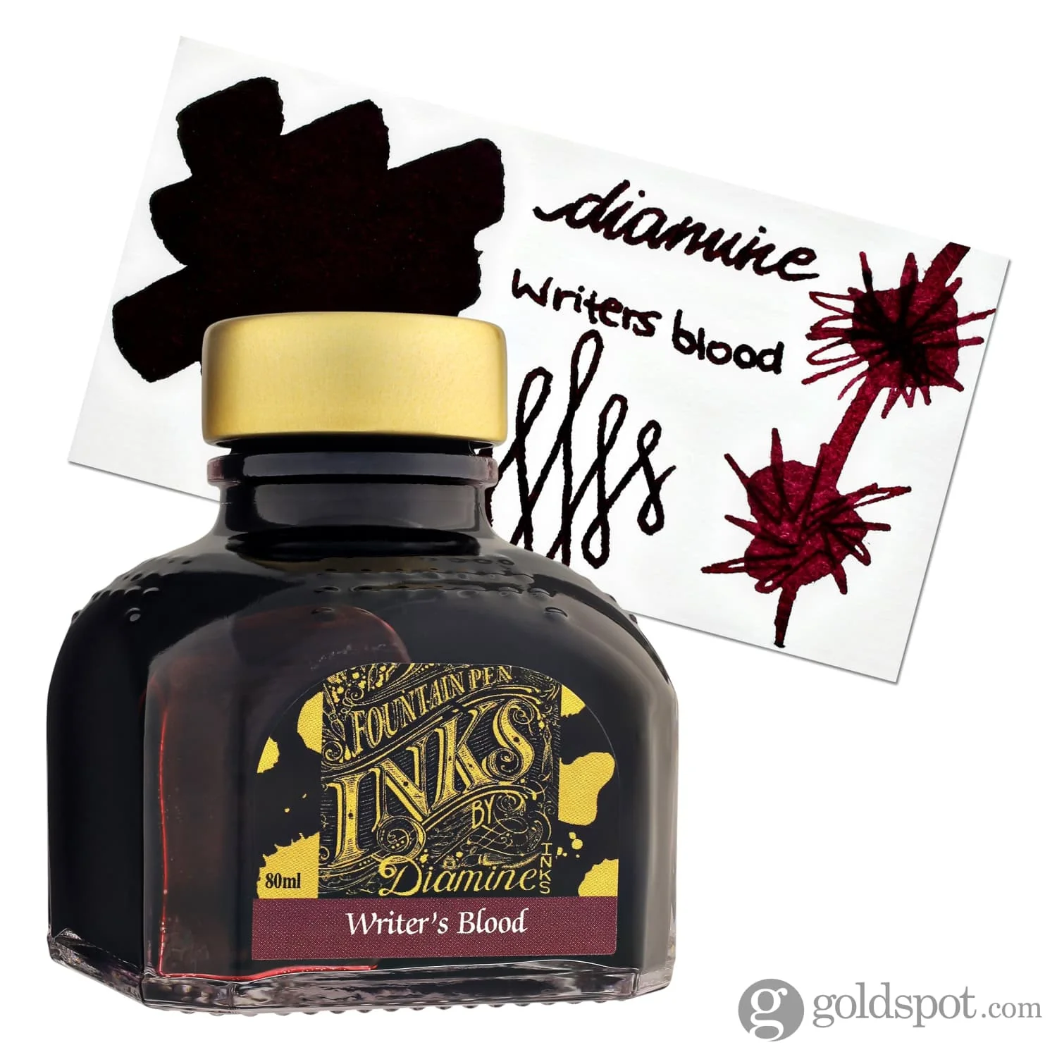Diamine Classic Bottled Ink in Writer's Blood - Image 4