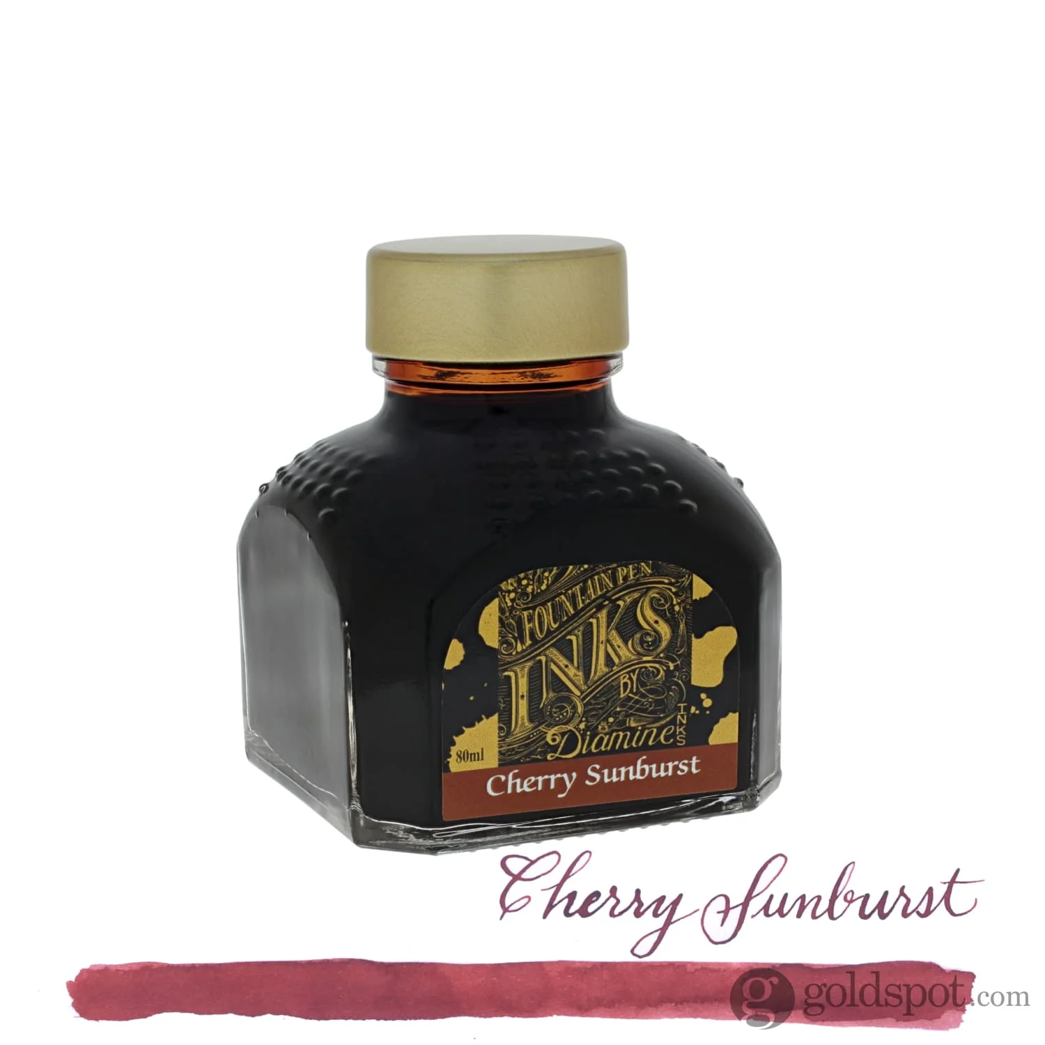 Diamine Guitar Bottled Ink in Cherry Burst - Image 2