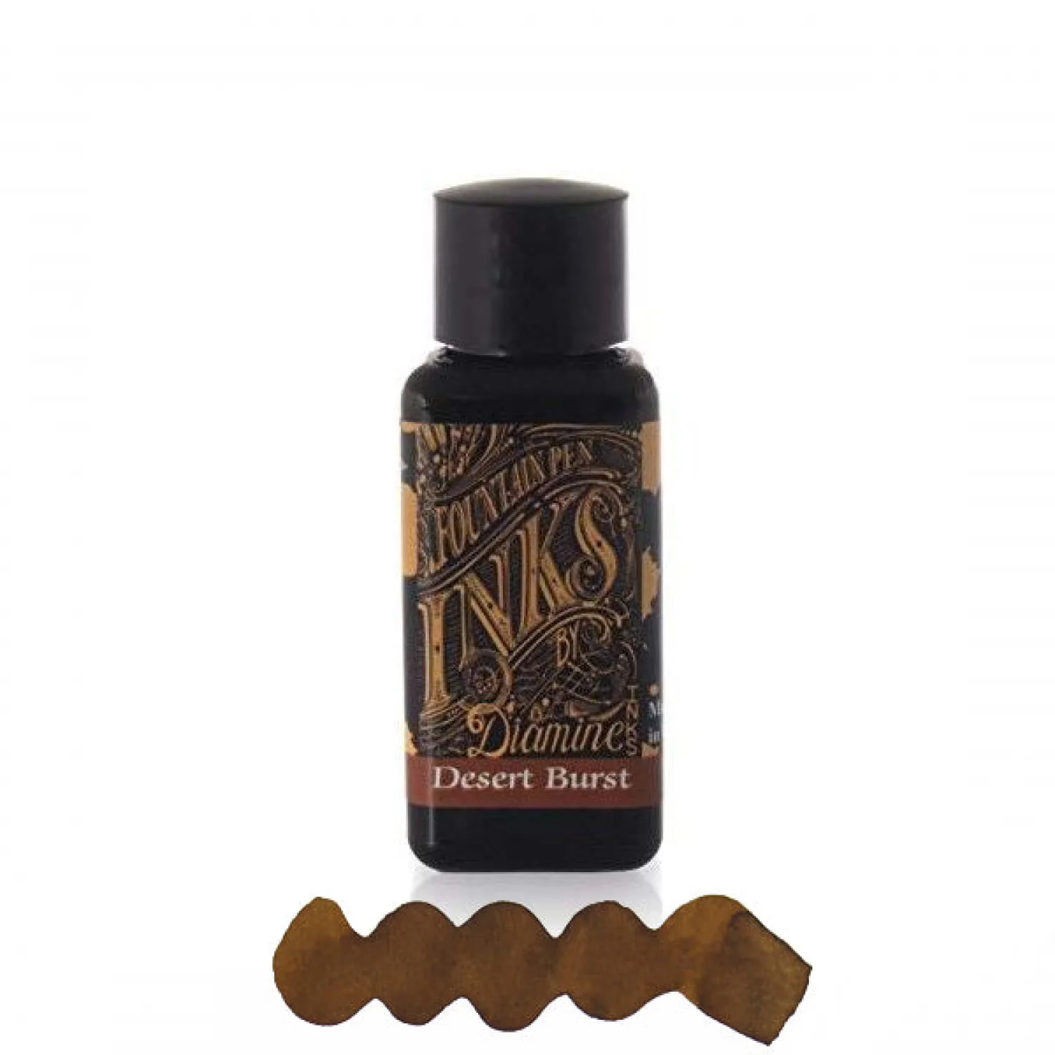 Diamine Guitar Bottled Ink in Desert Burst
