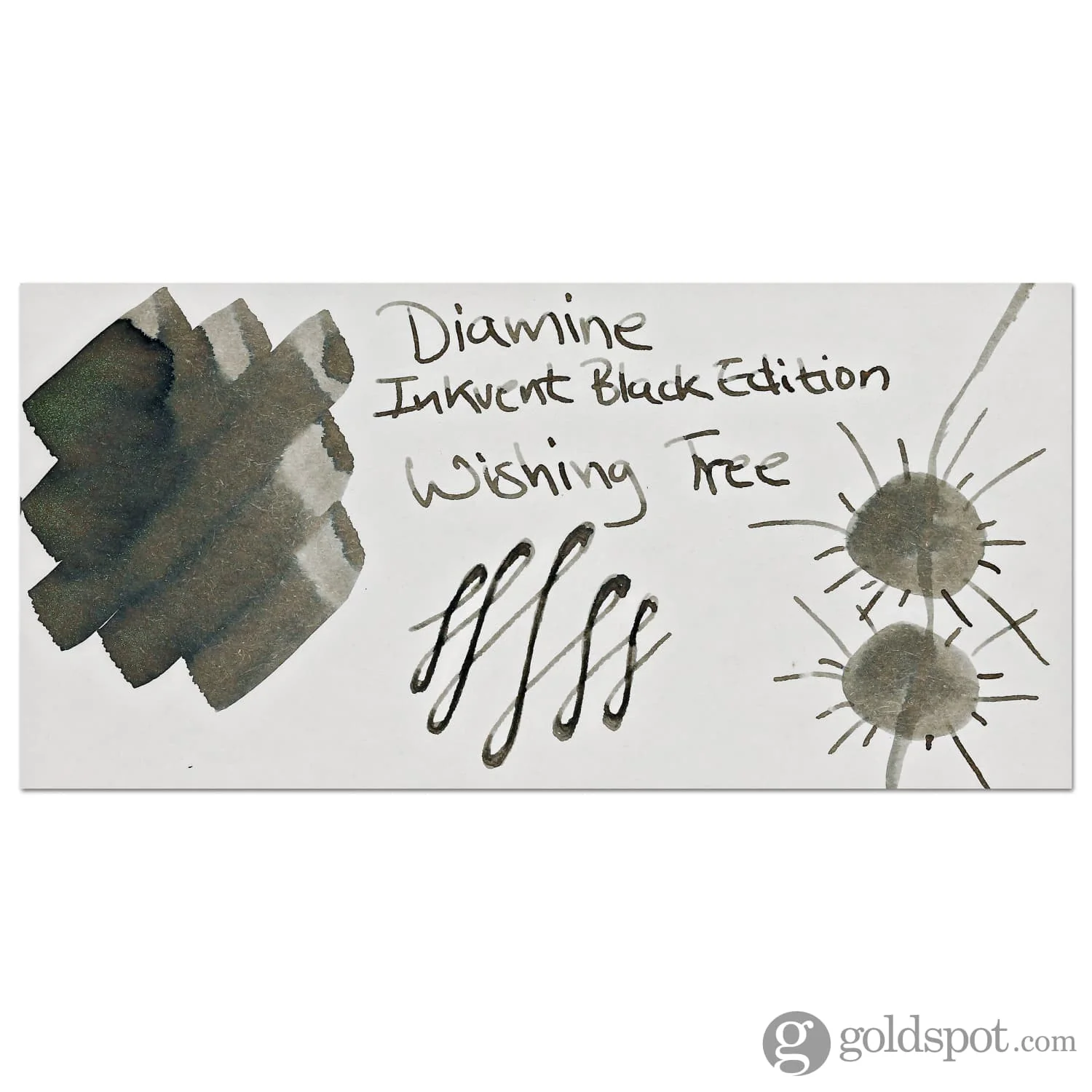 Diamine Inkvent Black Edition Chameleon & Shimmer Bottled Ink in Wishing Tree - 50 mL - Image 2