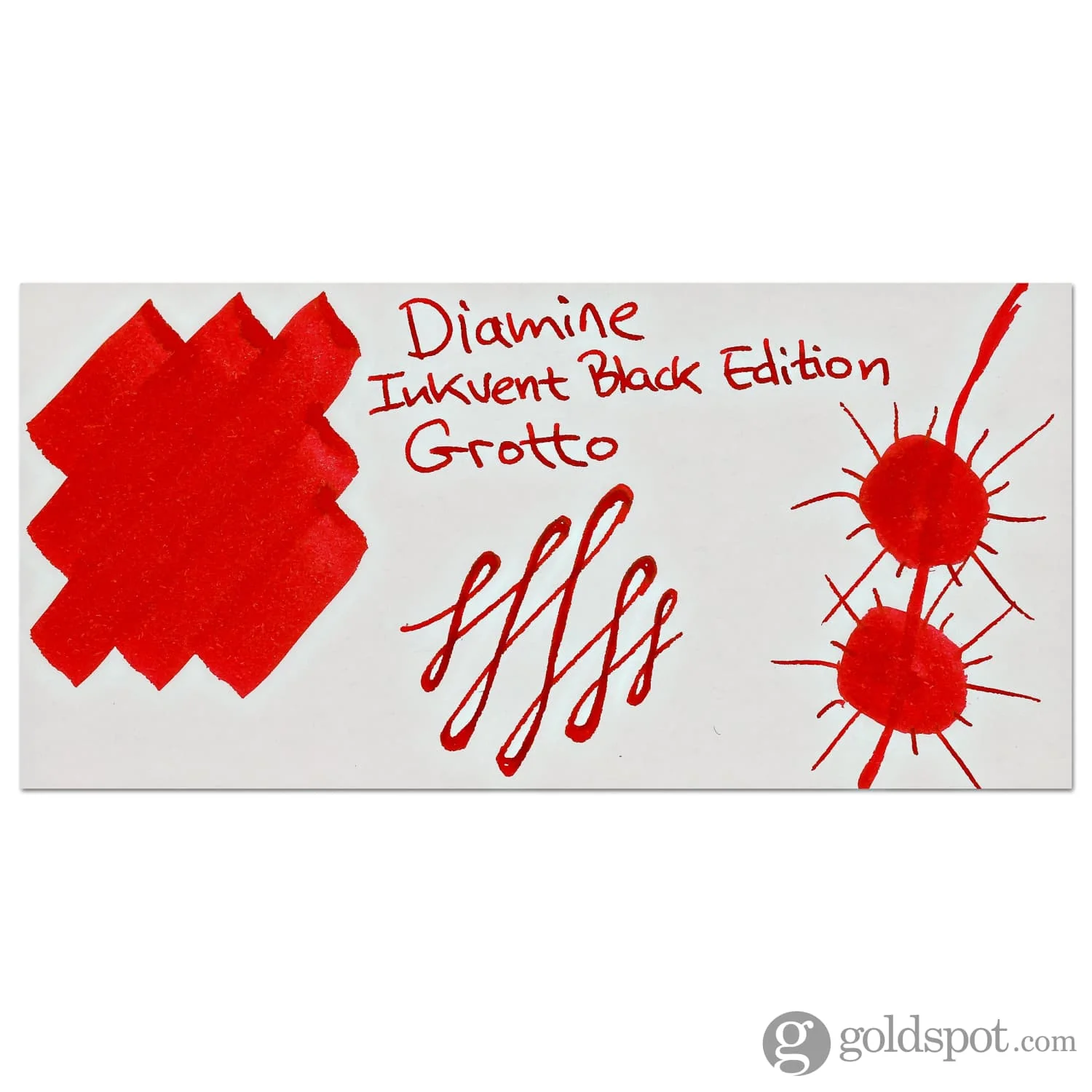 Diamine Inkvent Black Edition Extreme Sheen Bottled Ink in Grotto - 50 mL - Image 2