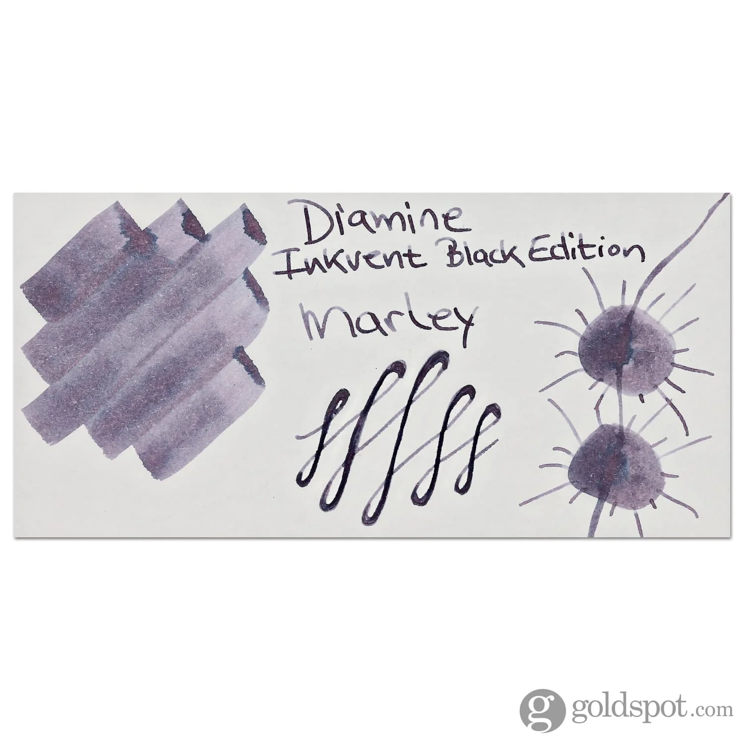Diamine Inkvent Black Edition Standard Bottled Ink in Marley - 50 mL - Image 2