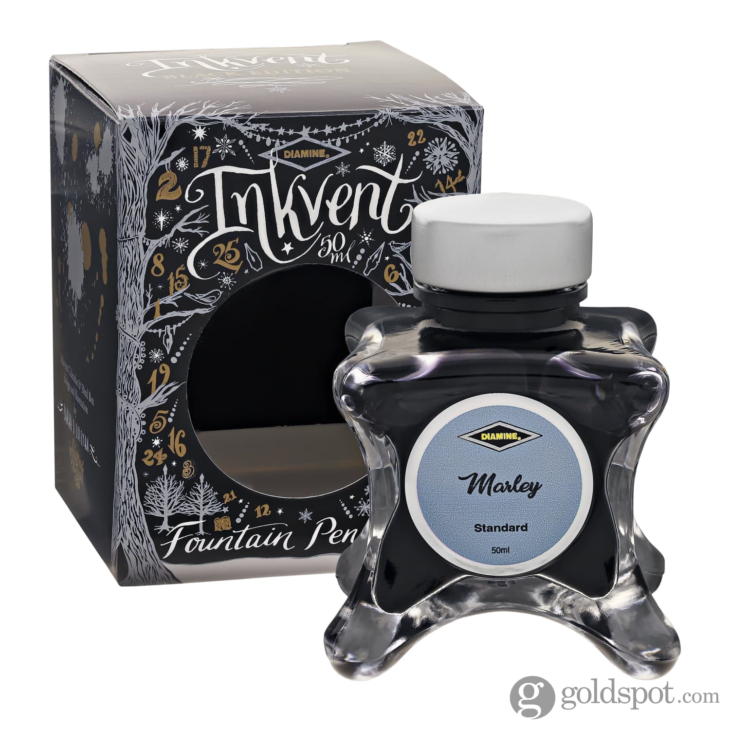 Diamine Inkvent Black Edition Standard Bottled Ink in Marley - 50 mL - Image 4