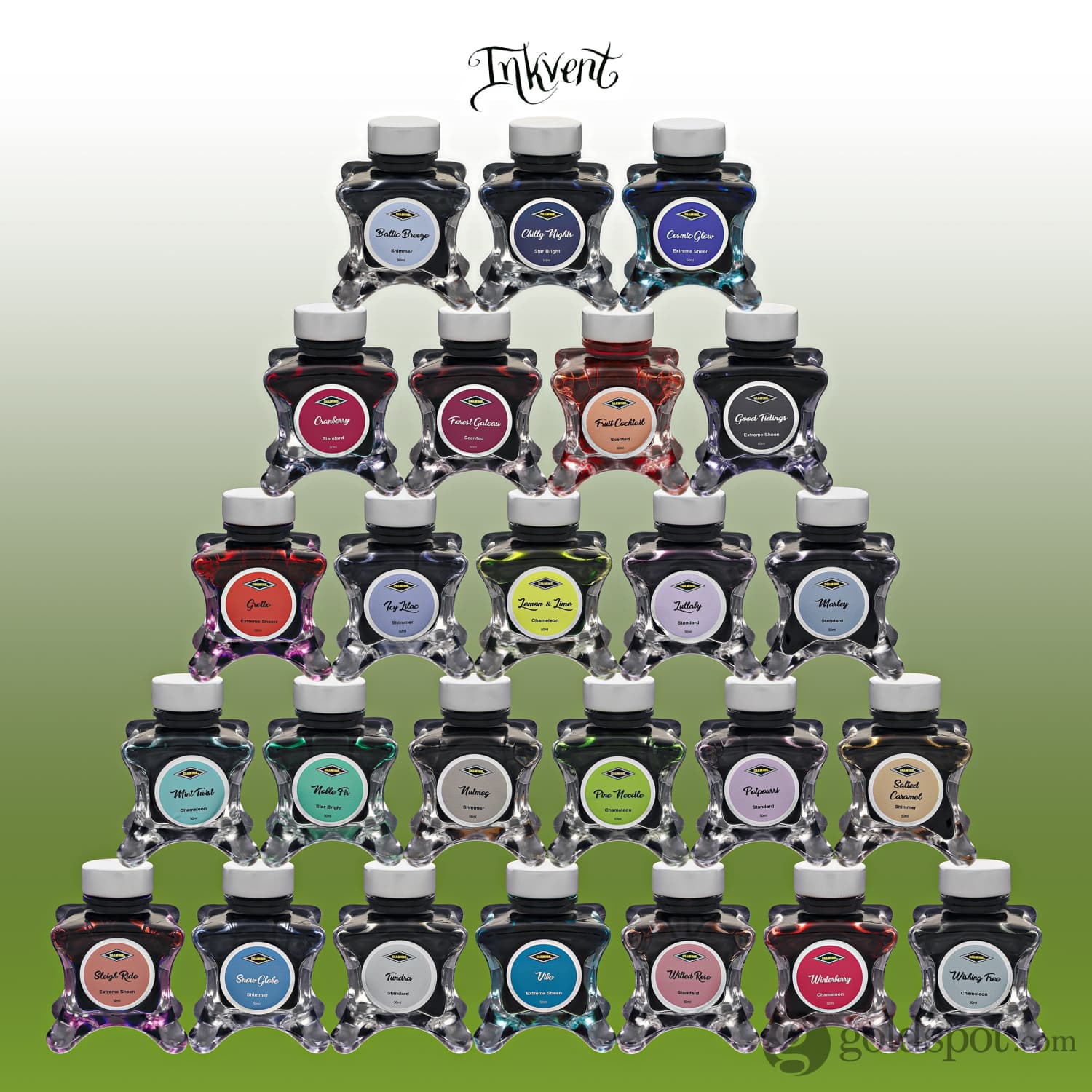 Diamine Inkvent Black Edition Standard Bottled Ink in Marley - 50 mL - Image 5