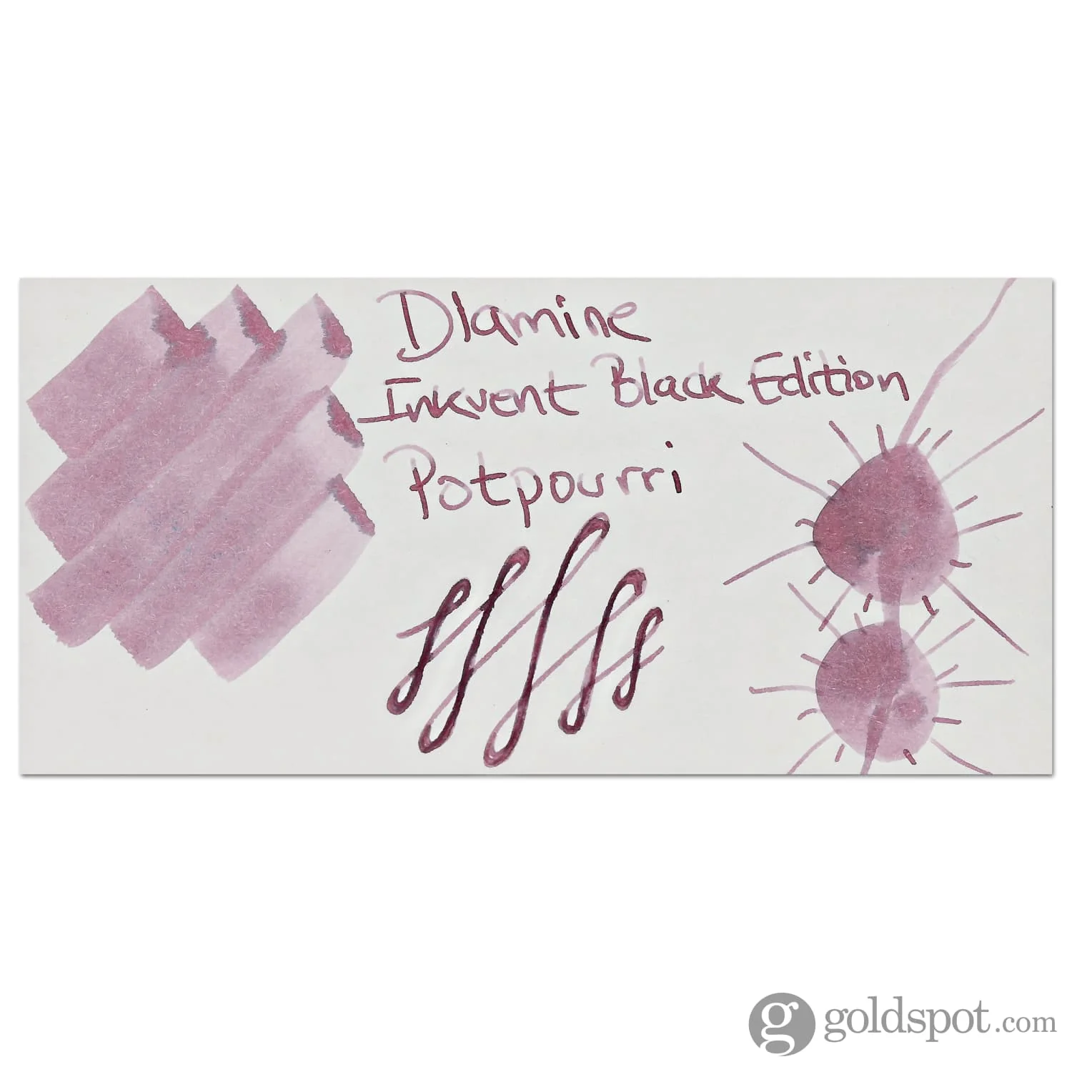 Diamine Inkvent Black Edition Standard Bottled Ink in Potpourri - 50 mL - Image 2