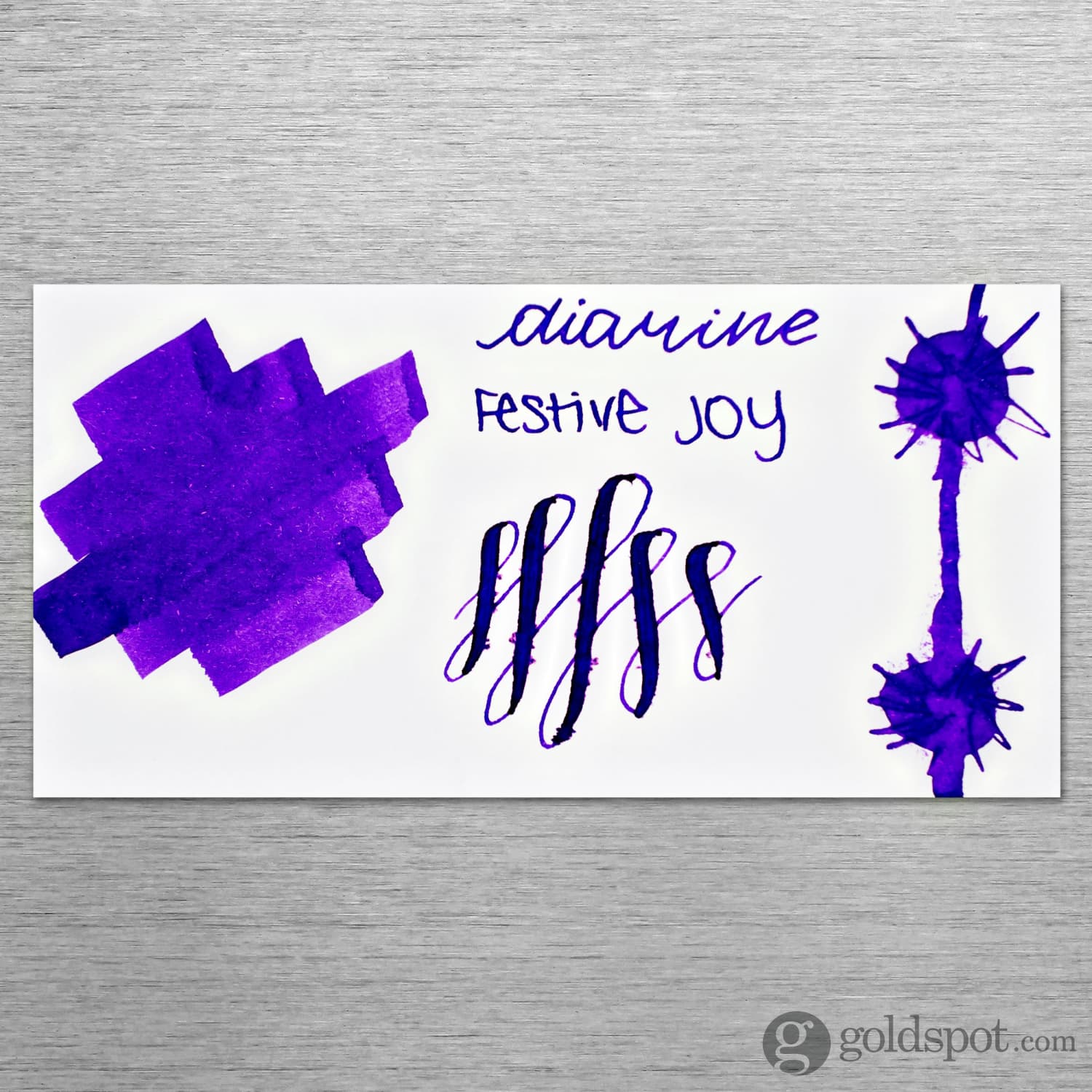 Diamine Inkvent Red Edition Standard Bottled Ink in Festive Joy - 50 mL - Image 2