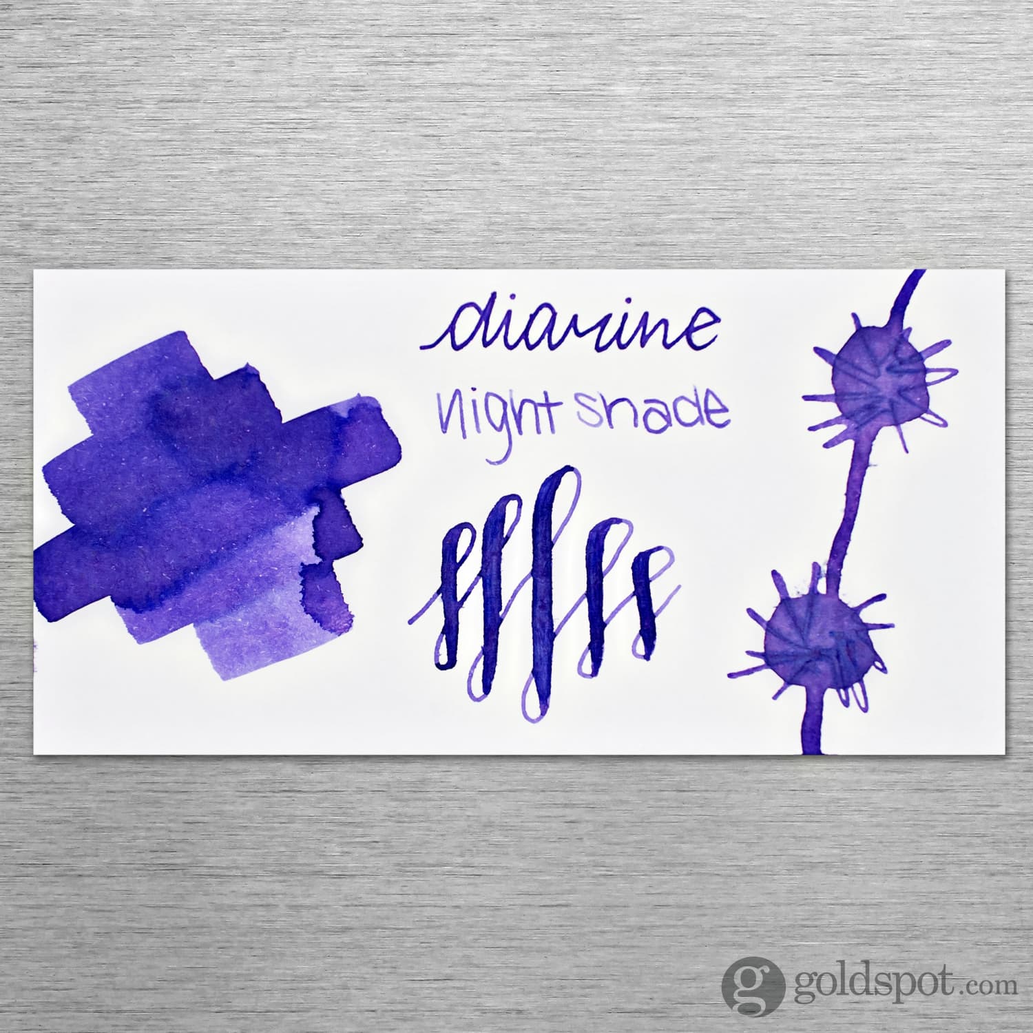 Diamine Inkvent Red Edition Standard Bottled Ink in Night Shade - 50 mL - Image 2
