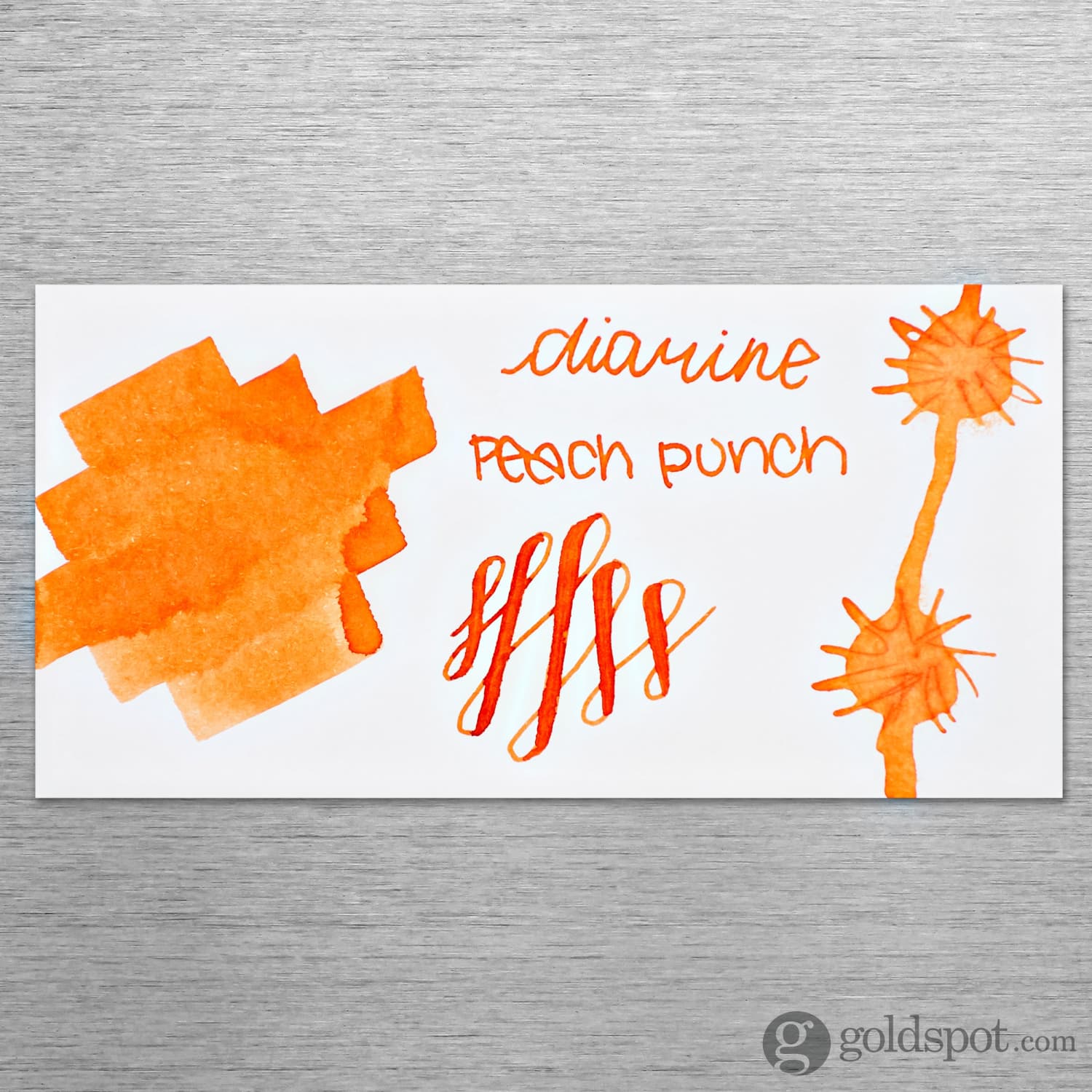 Diamine Inkvent Red Edition Standard Bottled Ink in Peach Punch - 50 mL - Image 2