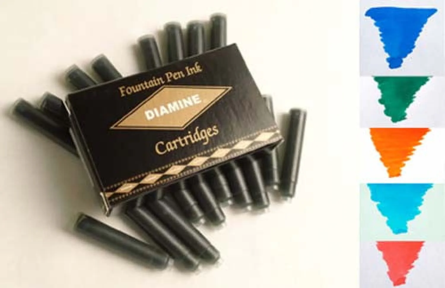 Diamine Ink Cartridge in Floral - Pack of 20