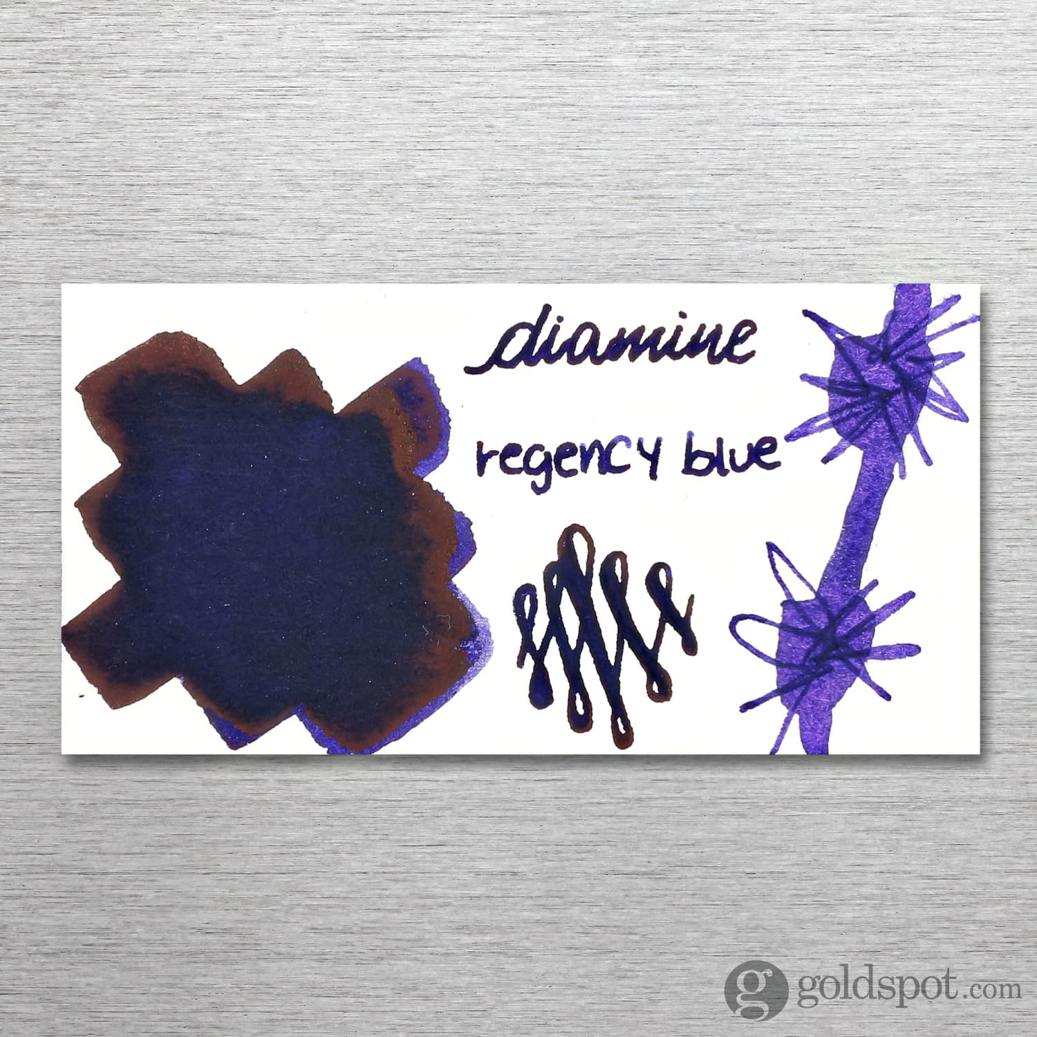 Diamine 150th Anniversary Bottled Ink in Regency Blue - 40 mL - Image 2