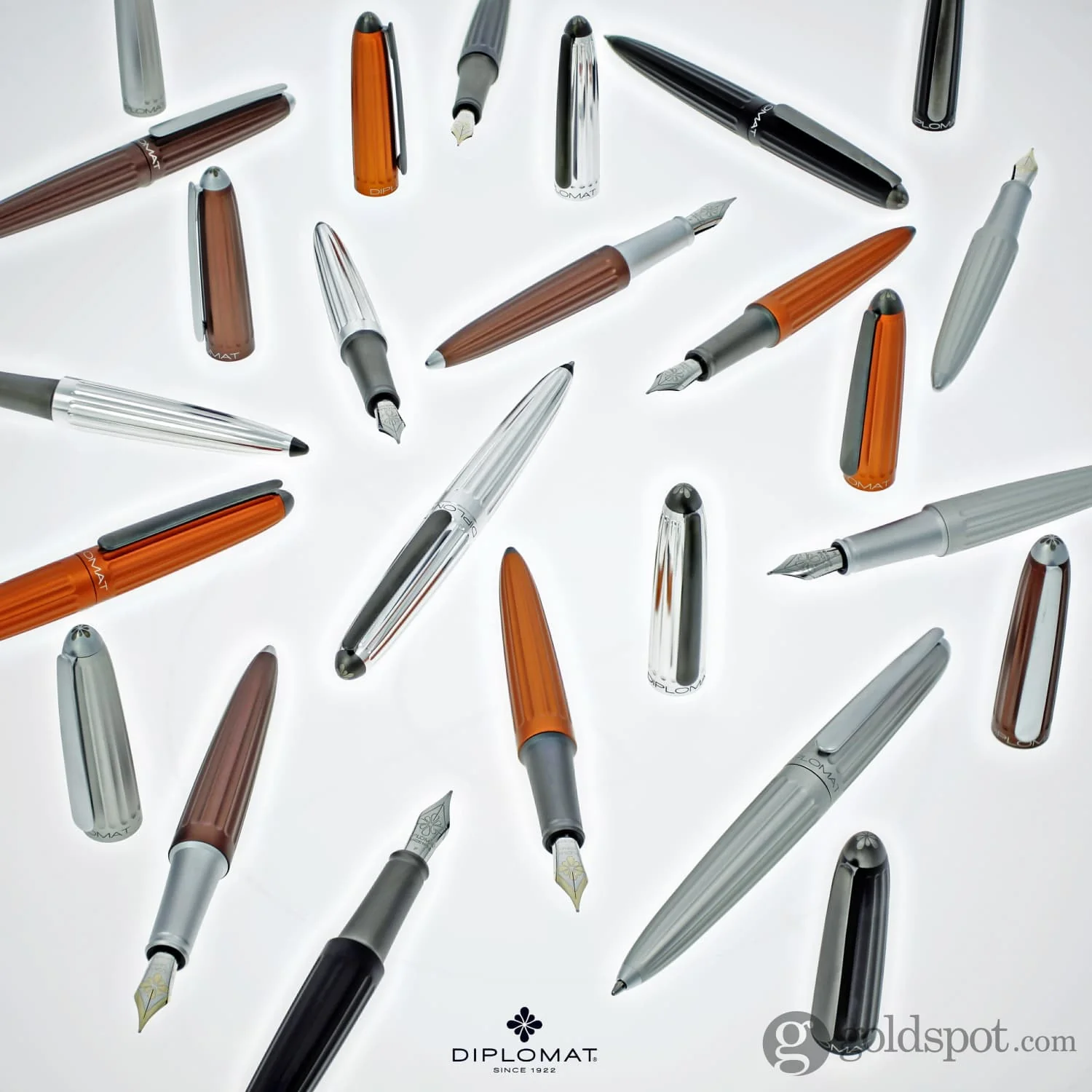Diplomat Aero Ballpoint Pen in Black - Image 6