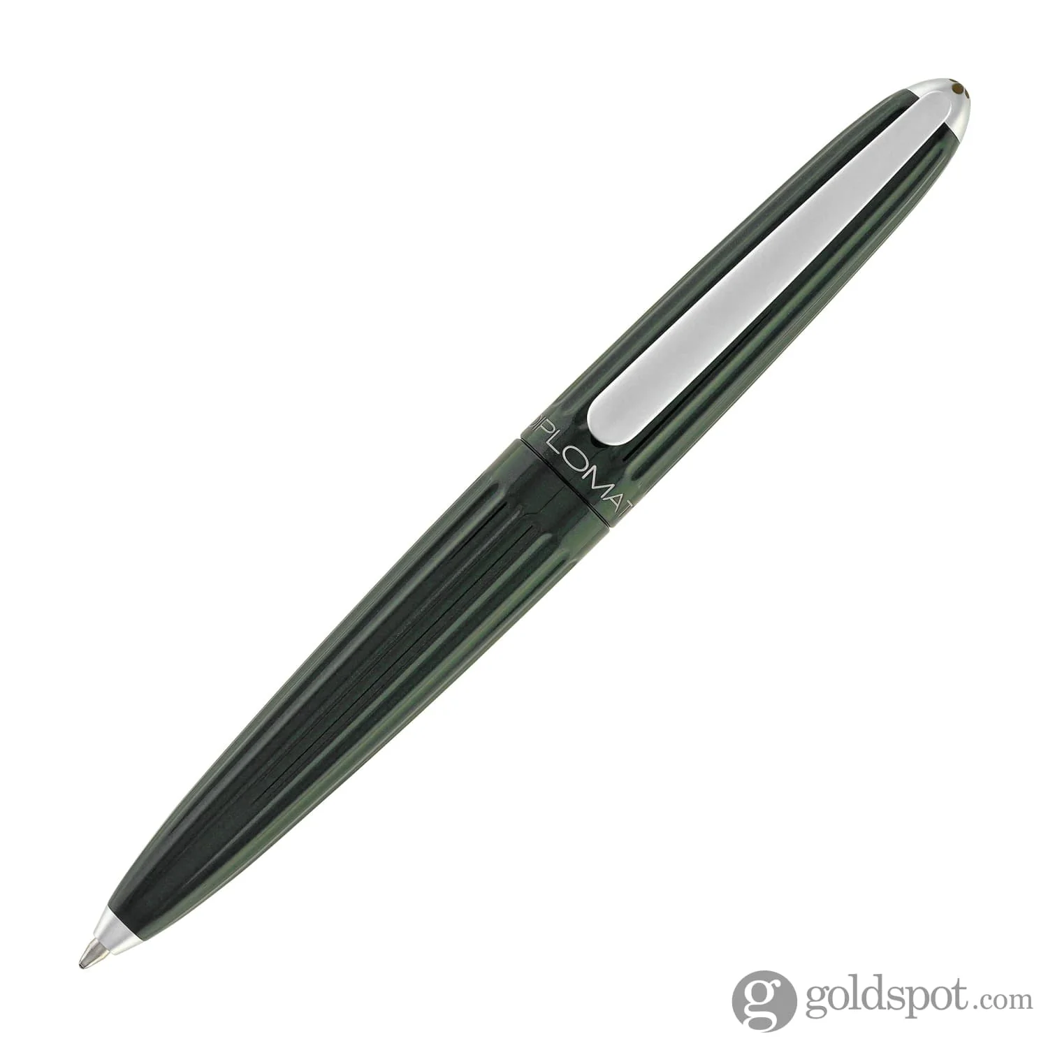 Diplomat Aero Ballpoint Pen in Evergreen - Image 2