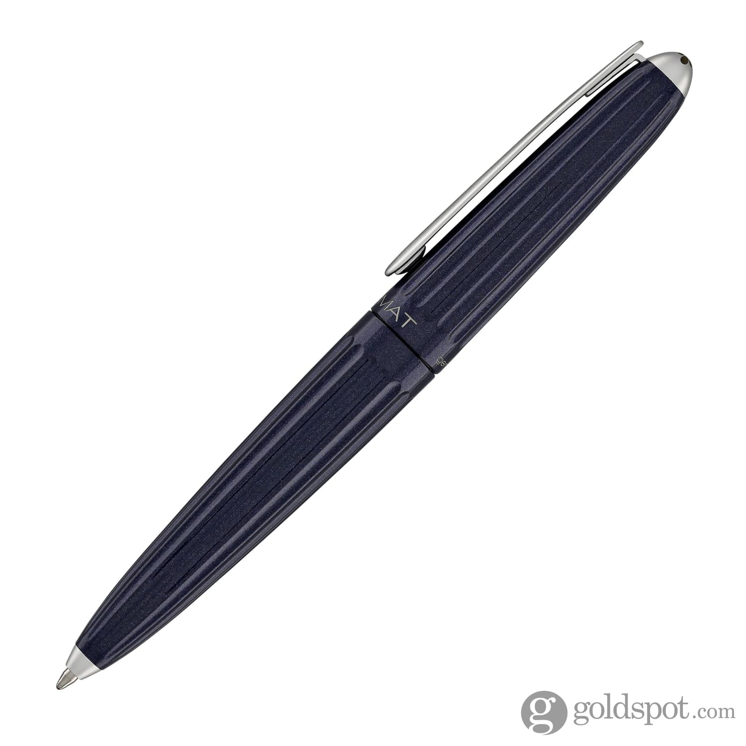 Diplomat Aero Ballpoint Pen in Midnight Blue - Image 3