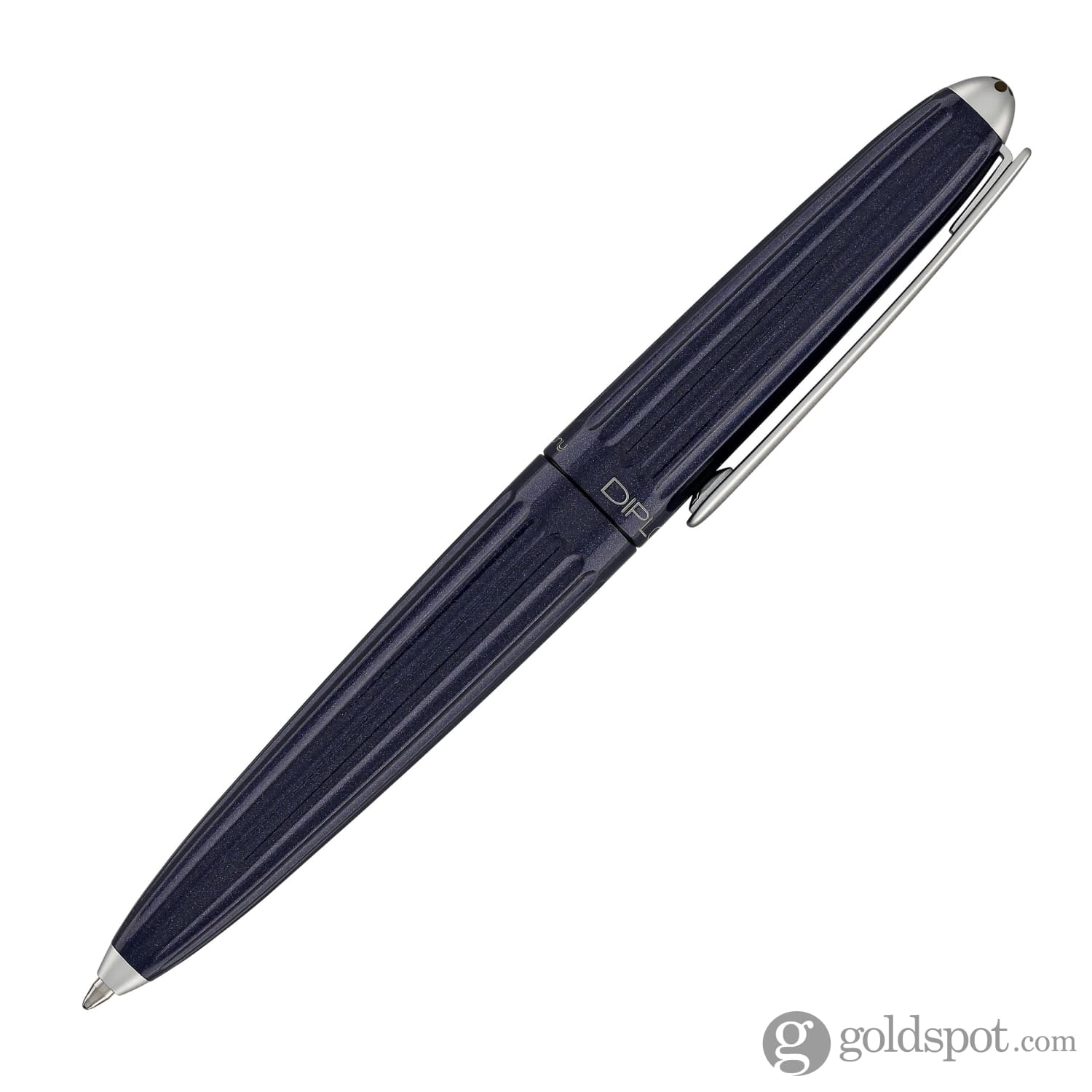 Diplomat Aero Ballpoint Pen in Midnight Blue - Image 4