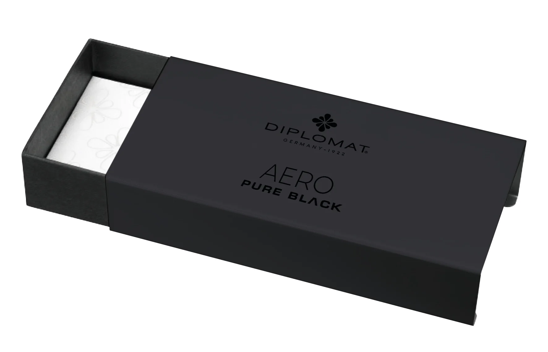 Diplomat Aero Ballpoint Pen in Pure Black - Image 4